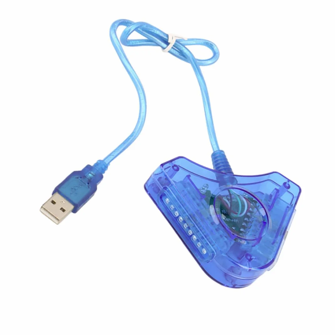 Adattatore controller USB Tieline doppia porta per controller PSX PS2 a PC convertitore mouse tastiere splitter