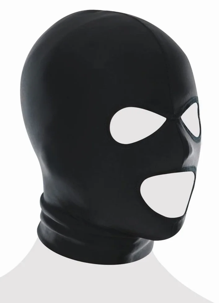 Fetish Fantasy Series Spandex 3 Hole Hood