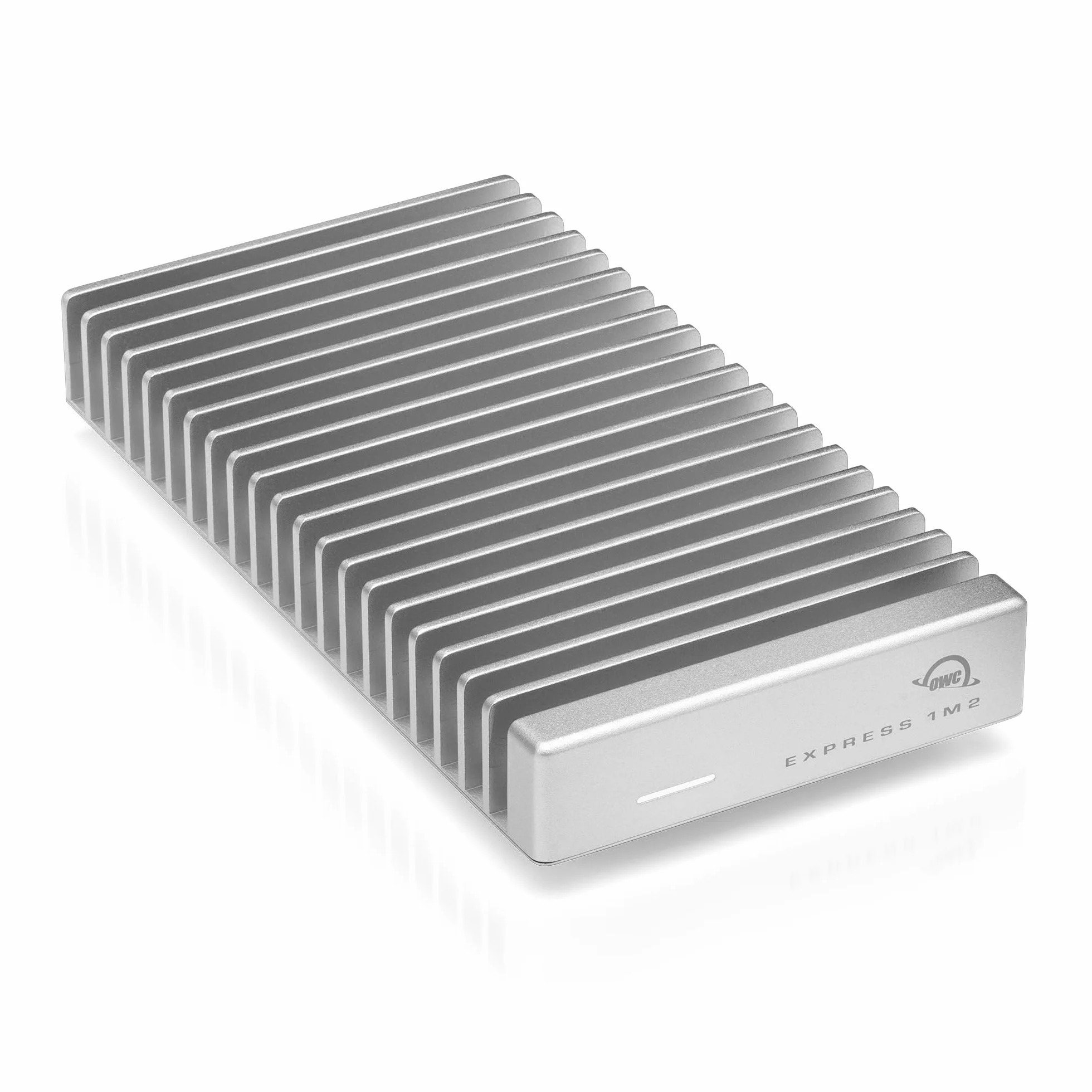OWC Express 1M2 NVMe Thunderbolt (USB-C) SSD USB4 Ultra veloce esterno SSD Drive con dissipatore di calore in alluminio (solo involucro)