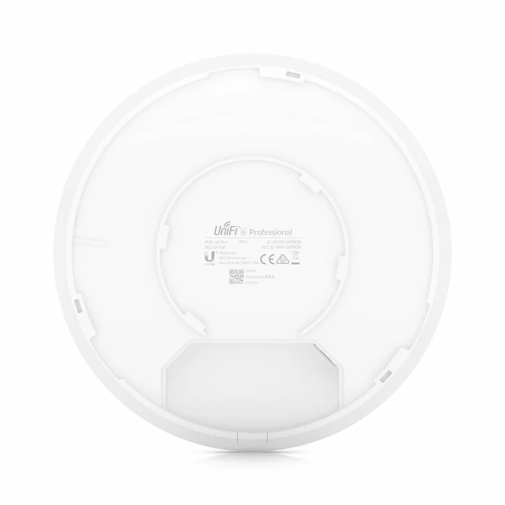 Ubiquiti U6-PRO Access Point WiFi 6, UniFi, Dual-Band, 5.3 Gbps, 4x4 MIMO, IP54, PoE+, Bianco