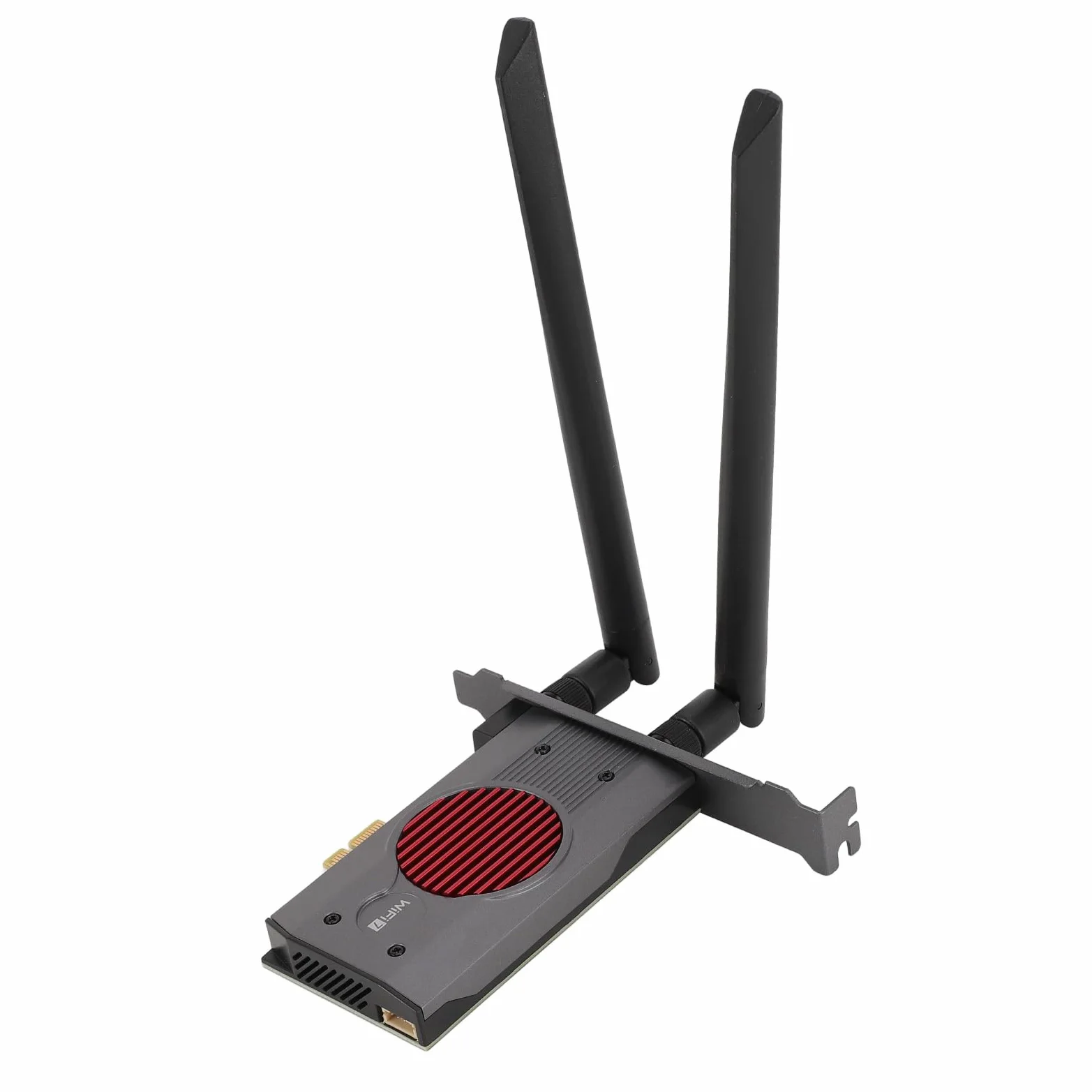 Scheda WiF, Scheda di Rete Cordless WiF con Bluetooth 5.4, WiF 7 BE200 Adattatore Cordless a 3 Bande 8774Mbps PCIe Tripla Banda 2.4G/5G/6GHz con 2 Antenne Ad Alto Guadagno per PC