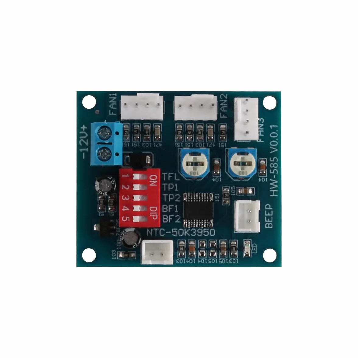 PWM Standalone Fan Controller DC 12V 4 Fili Termostato Modulo per Temperatura Ventola PC
