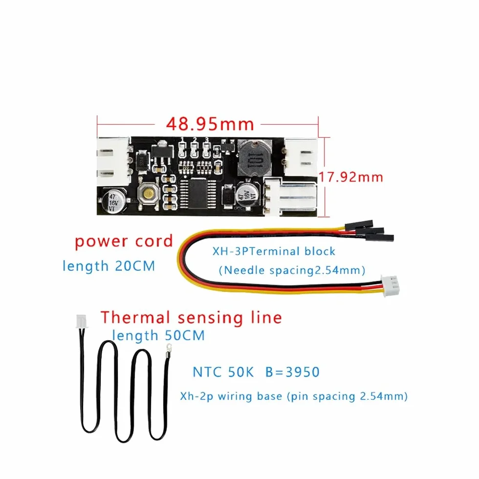 DollaTek 12V DC PWM Modulo Controllo Ventola Regolatore Velocità Riduzione Rumore