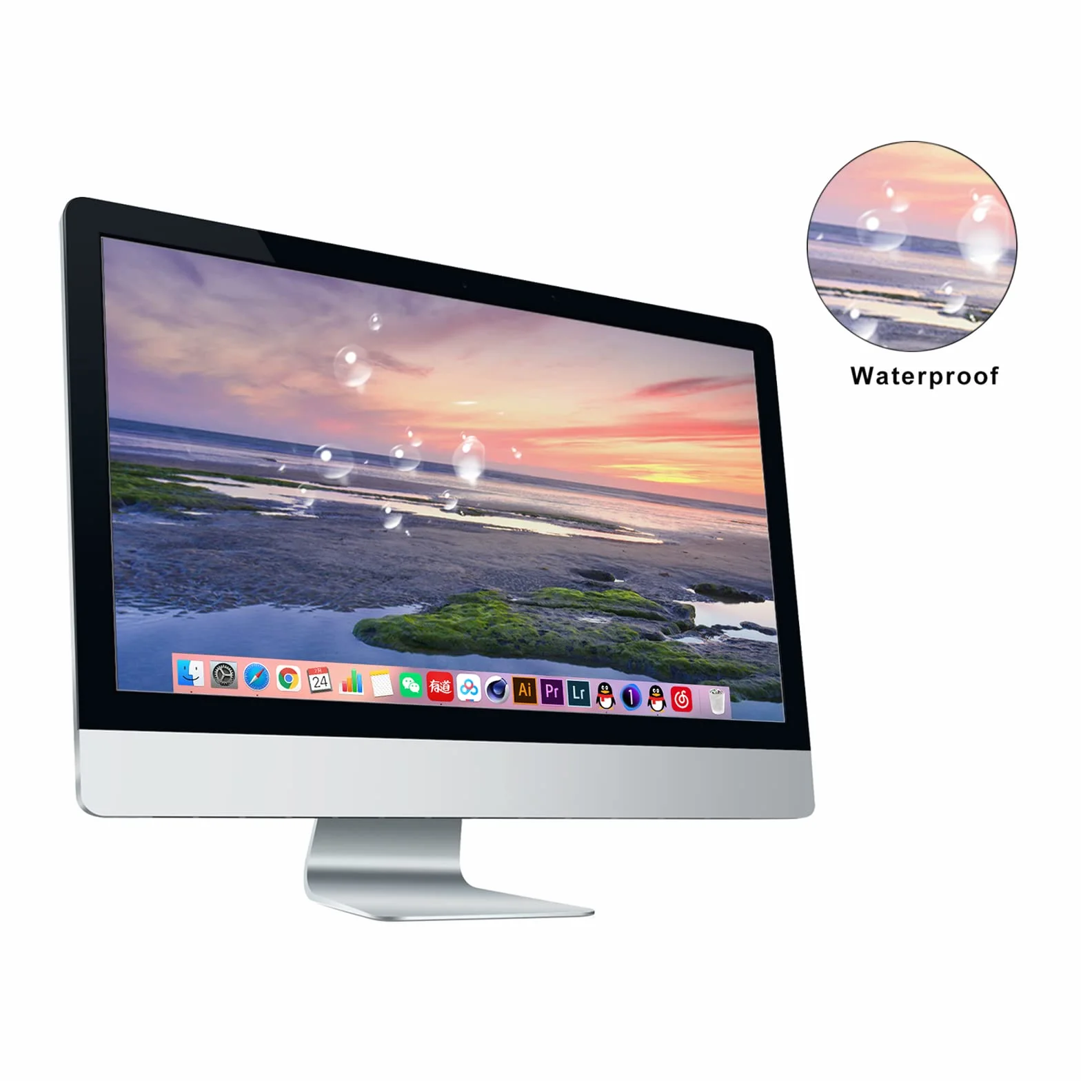 MOSISO Antiriflesso Protezione Schermo, 2 Pacchetti Opachi Computer Monitor Schermo Filtro di Copertura Compatibile con iMac 24 pollici 2021 M1 Desktop PC Monitor Riduce Visivo l'affaticamento