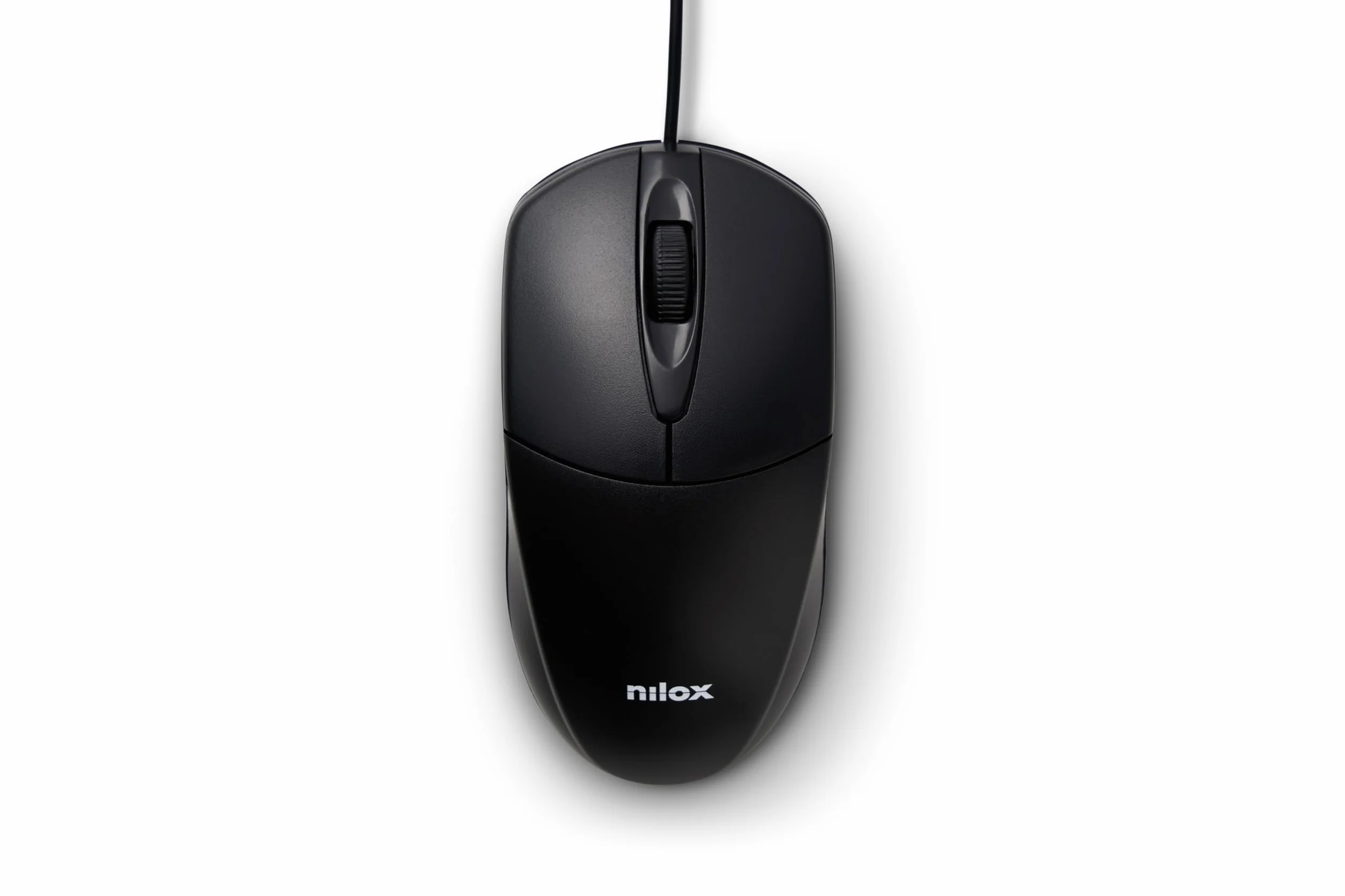 Nilox NXKMIT0011, Kit Tastiera e Mouse USB, Tastiera con Layout Italiano, Mouse con Sensore Ottico da 1600 DPI, Compatibile con Windows, Linux e Mac