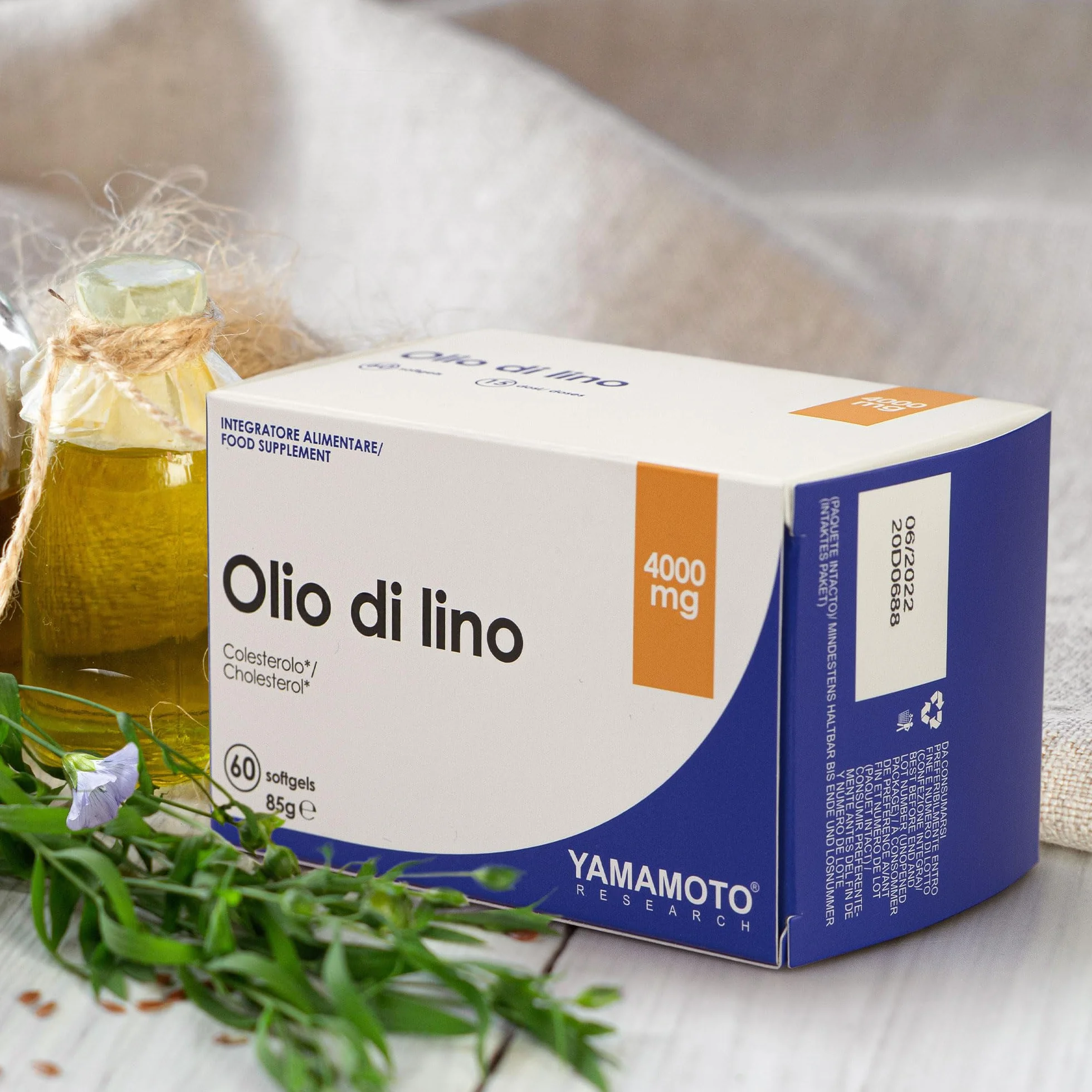 YAMAMOTO RESEARCH Olio di Lino 60 softgels