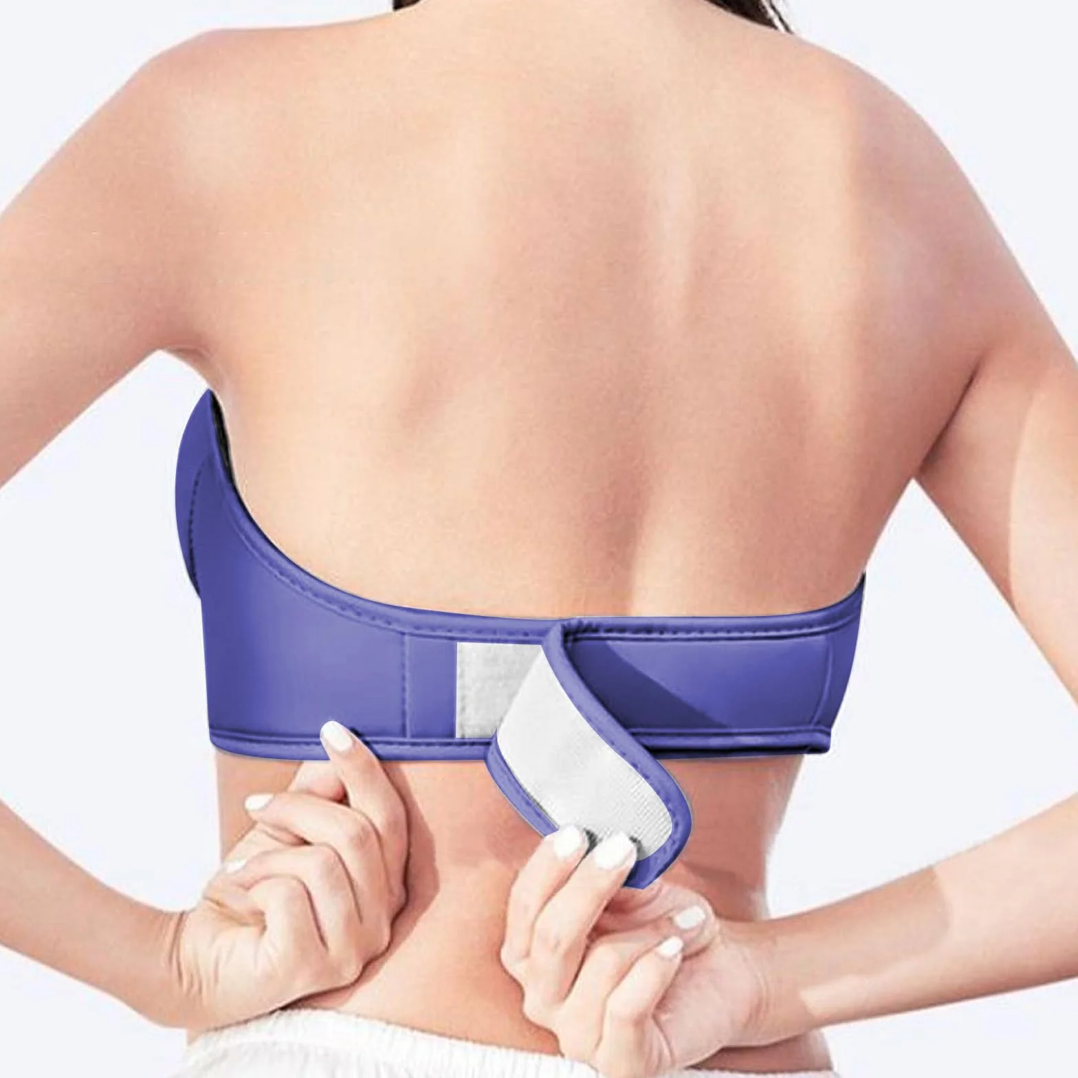 Massaggiatore toracico elettrico reggiseno massaggiante senza fili 3 modalità funzione termica aumentare il seno