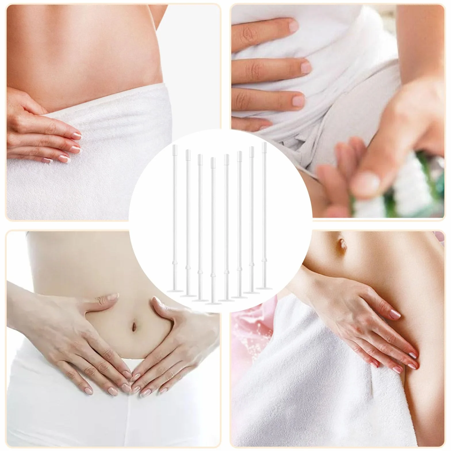 Applicatori Vaginali Usa e Getta 16 Pezzi, Applicatore Lubrificante per Salute Donne
