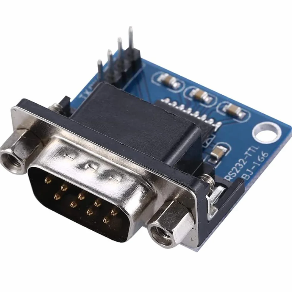 PENGLIN 5 pezzi MAX3232 3,3 V a 5 V DB9 maschio RS232 seriale da Prot a TTL convertitore radice connettore per Arduino Raspberry Pi e microcontrollore