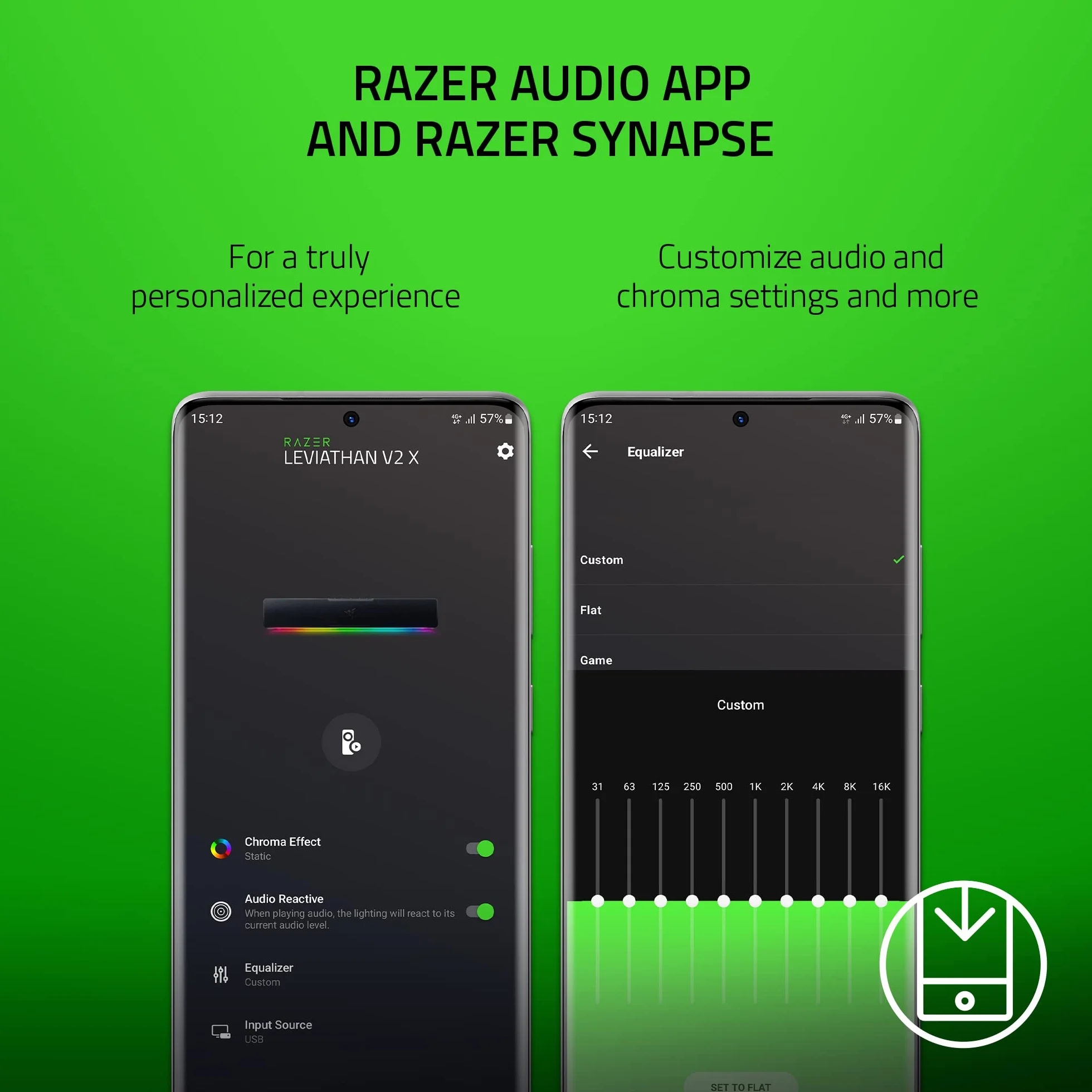 Razer Leviathan V2 X Soundbar PC Gaming Bluetooth 5.0 USB-C Nero