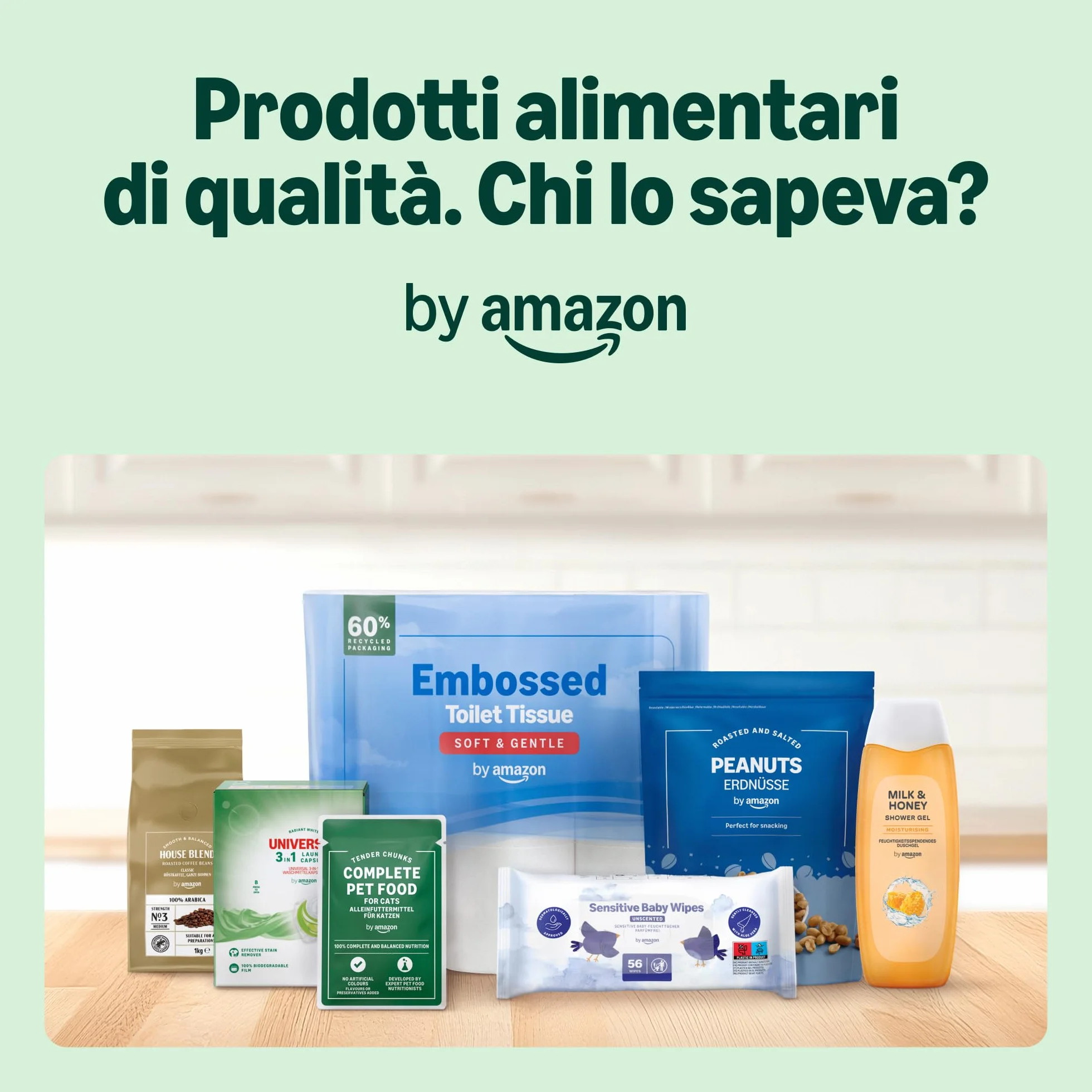 Amazon Basic Care Zestaw pierwszej pomocy, Zielony, 56 sztuk