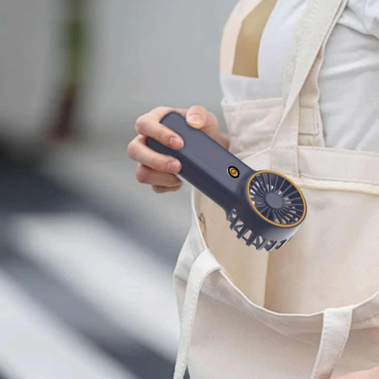 Ventola Portatile Portatile da Tavolo Ventola Portatile Ricaricabile Ventola Portatile a Tre velocità Ventola Portatile Multiuso