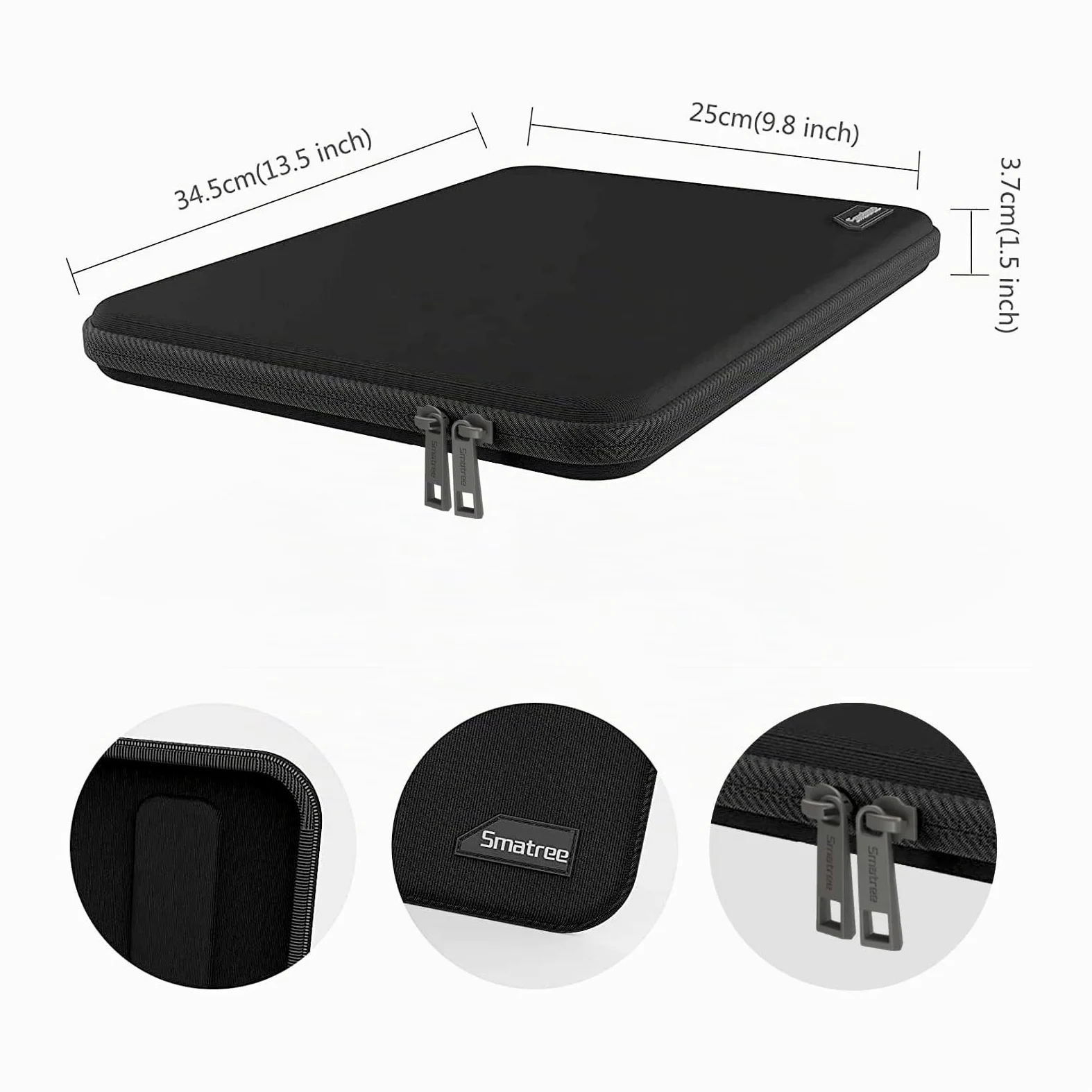 Smatree Custodia rigida per computer portatile da 15 pollici, compatibile con HP Pavilion x360 2 in 1 15,6 pollici, sottile antiurto, colore nero