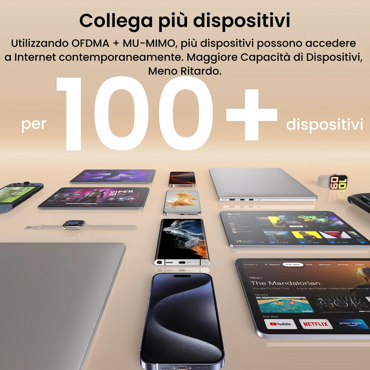 Tenda Nova ME3 Pro 7 Sistema WiFi Mesh - BE3600 Dual Band (2.4GHz: 688Mbps, 5GHz: 2882Mbps), copertura per 2-3 camere da letto - 3 porte Gigabit per unità, NFC, WPA3, confezione da 2