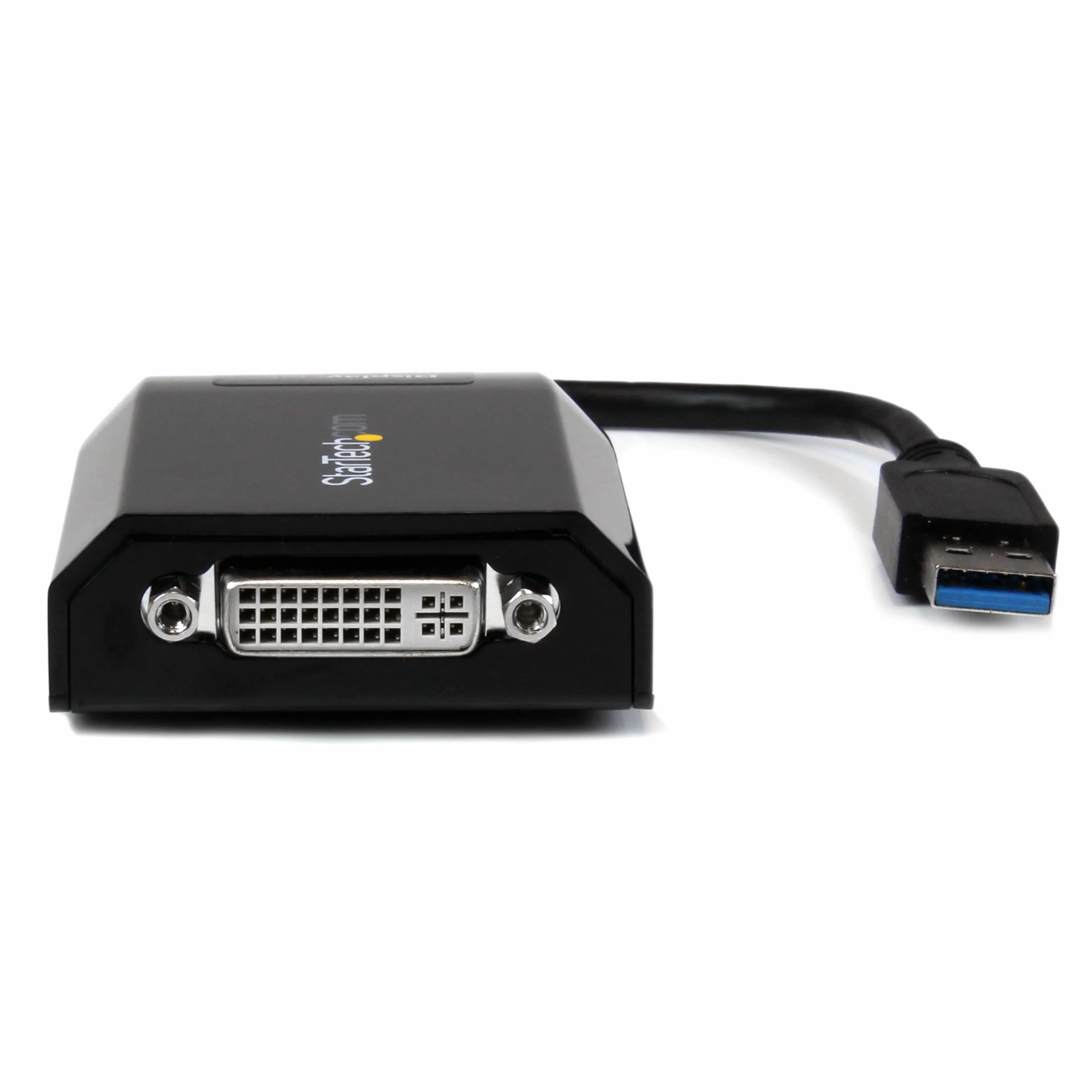 StarTech.com Adattatore USB 3.0 a DVI / VGA, 2048x1152, Scheda video e grafica esterna, Convertitore/ Adattatore per doppio monitor DVI e VGA o 2 display VGA, Supporta Mac e Windows (USB32DVIPRO)