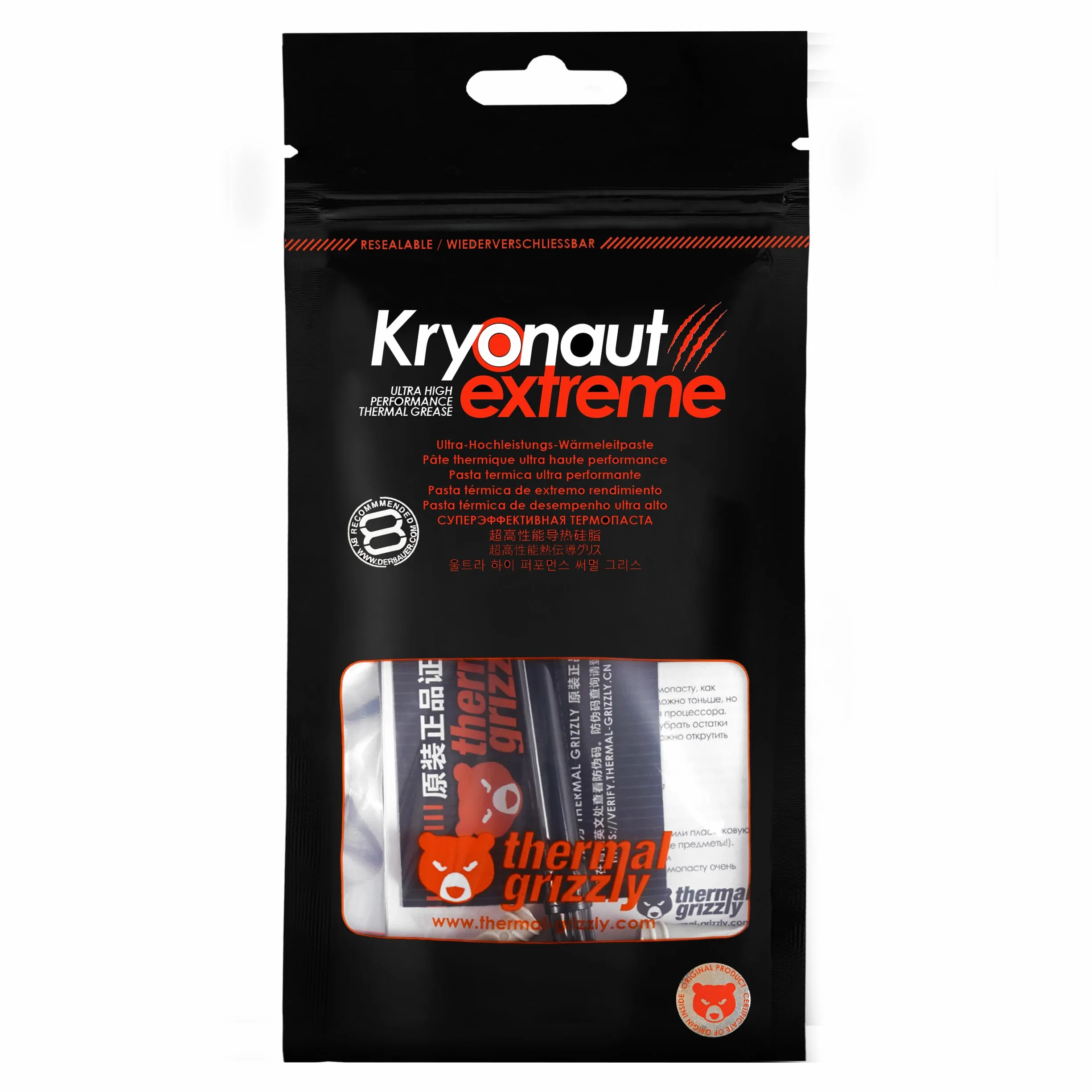 Termico Grizzly Kryonaut Extreme Wärmeleitpaste - 2 Grammi
