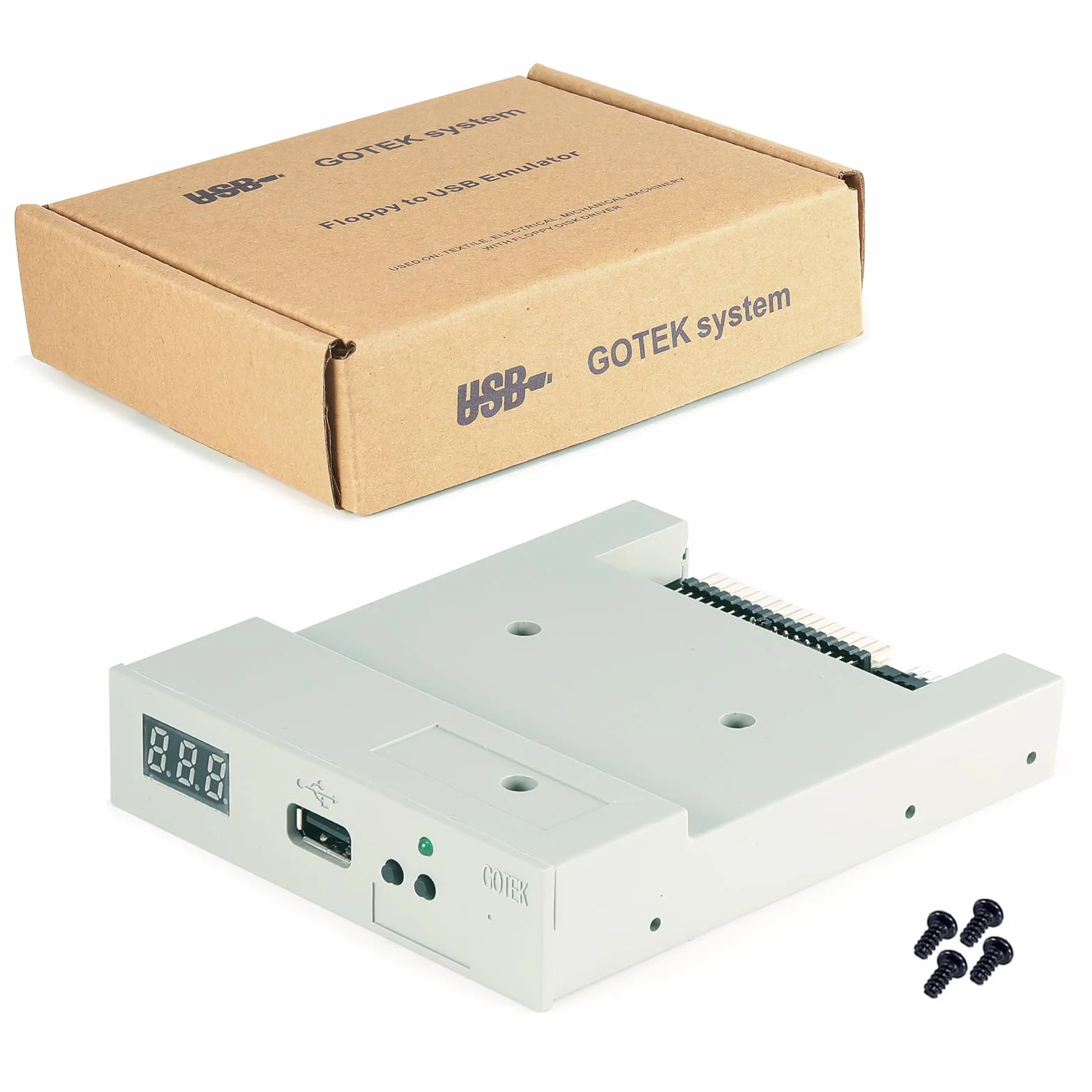 Gotek Floppy Emulator SFR1M44-U100 Emulatore SSD 1,44 MB USB 3,5"