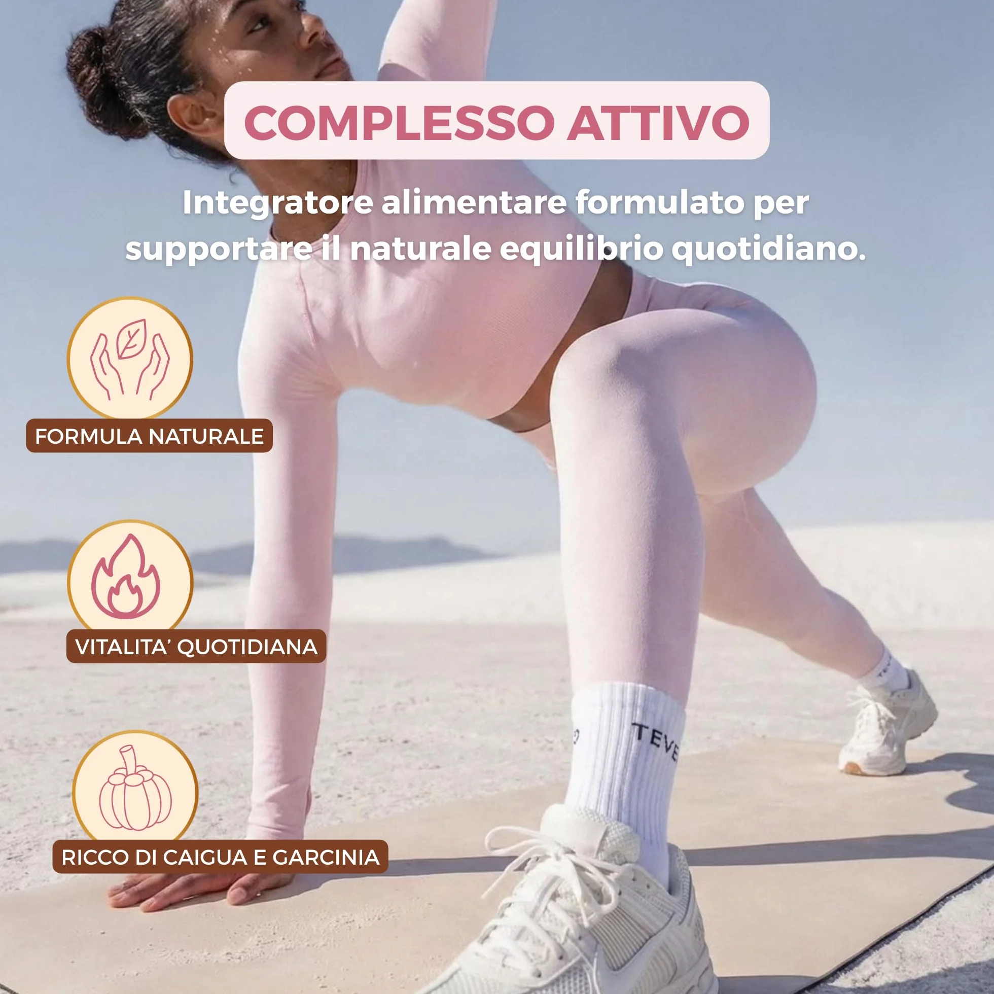 JEA Integratore Garcinia Cambogia, Caigua, Arancia Amara, Fucus e Coleus - Supporto Dieta e Attività Sportiva con Cromo e Vitamina C - 120 Compresse