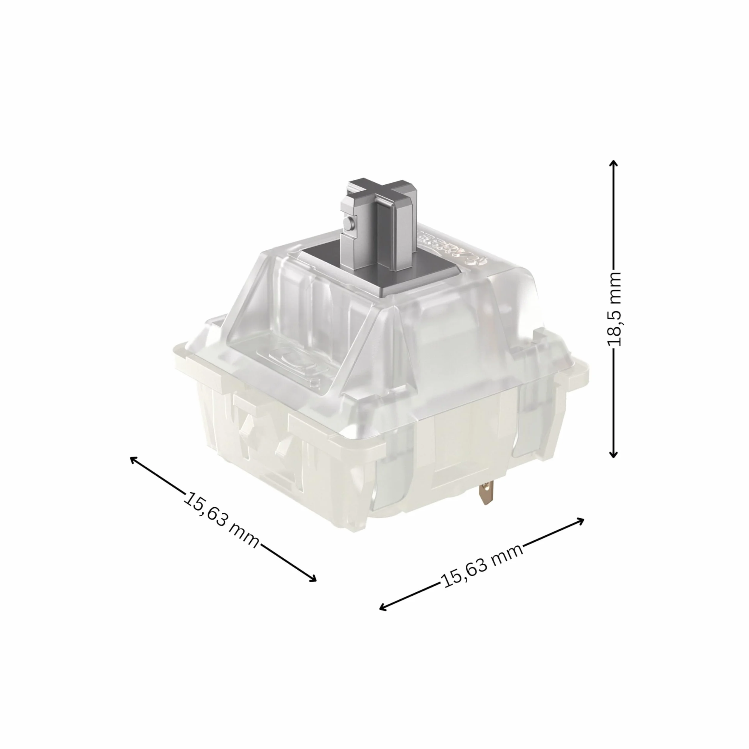 CHERRY MX2A RGB SPEED SILVER Switch Kit, 36 Interruttori Meccanici, Per Tastiera Fai-Da-Te, Hot-Swap o Da Gioco, Switch Lineare Senza Clic, Veloce e Diretto