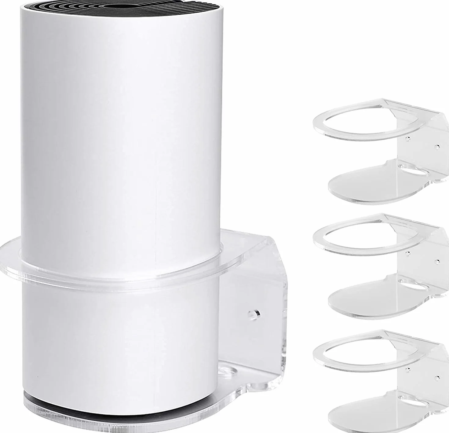 HOLACA Supporto da Parete per Sistema WiFi TP-Link Deco M4, Gestione Cavi per Deco E4/S4/S7/P9, Robusta Staffa di Montaggio Senza Fili Disordinati