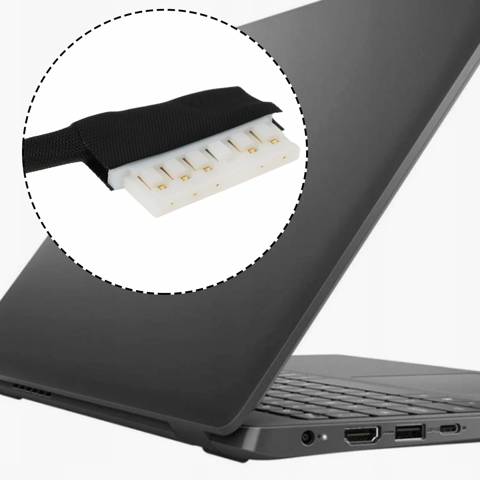Connettore Di Ricarica Per Jack Di Alimentazione CC Compatibile Con Dell Inspiron 17 3793 4,5 Mm X 3,0 Mm
