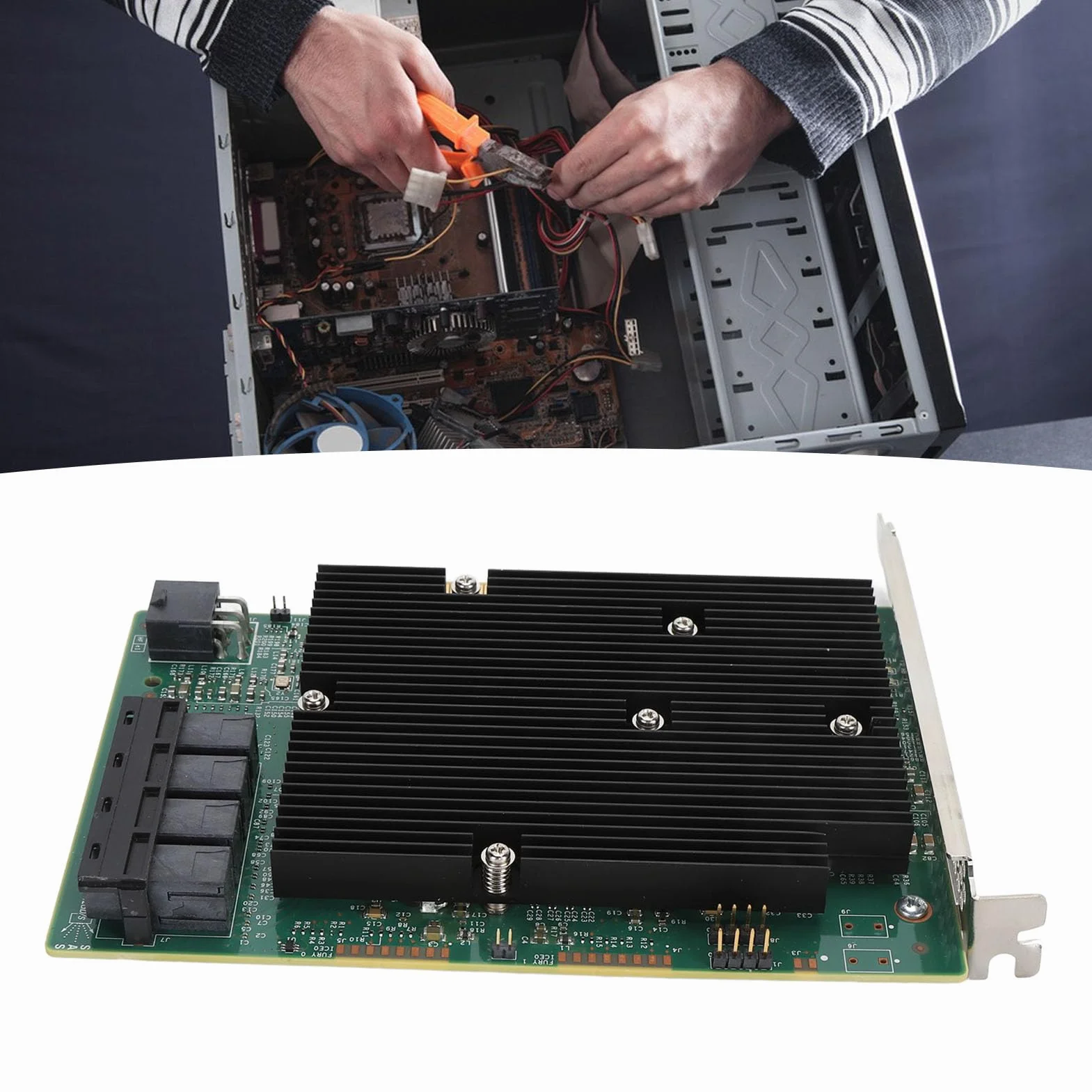 LSI 9300 16I Scheda HBA 12GBPS 16 SAS Port Controller Espansione PCIE per Server di Trasferimento di Dati Ad Alte Prestazioni