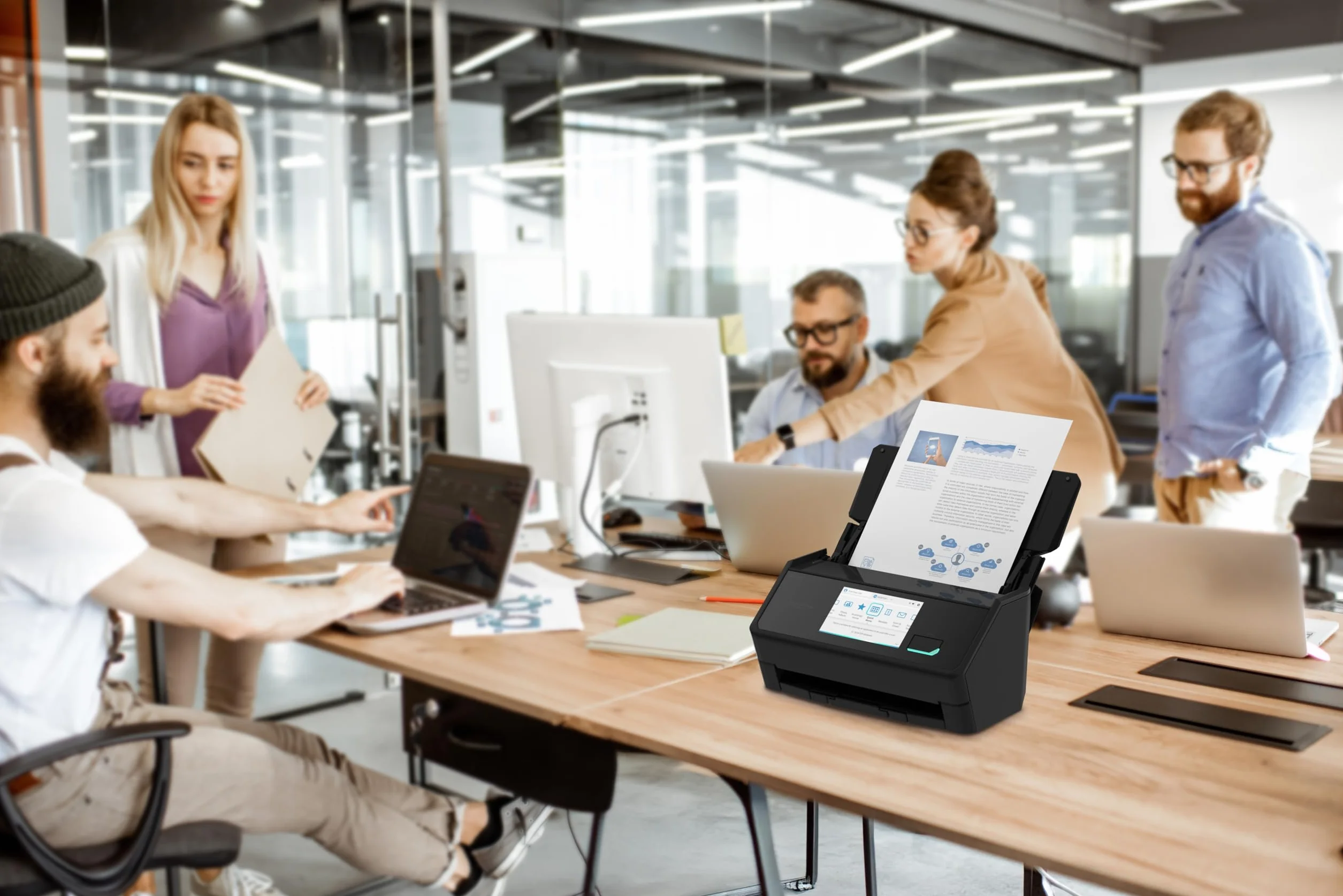 Ricoh ScanSnap iX2500 Dokumentenscanner 45 S./min 600 Dpi WLAN Bluetooth USB-C
