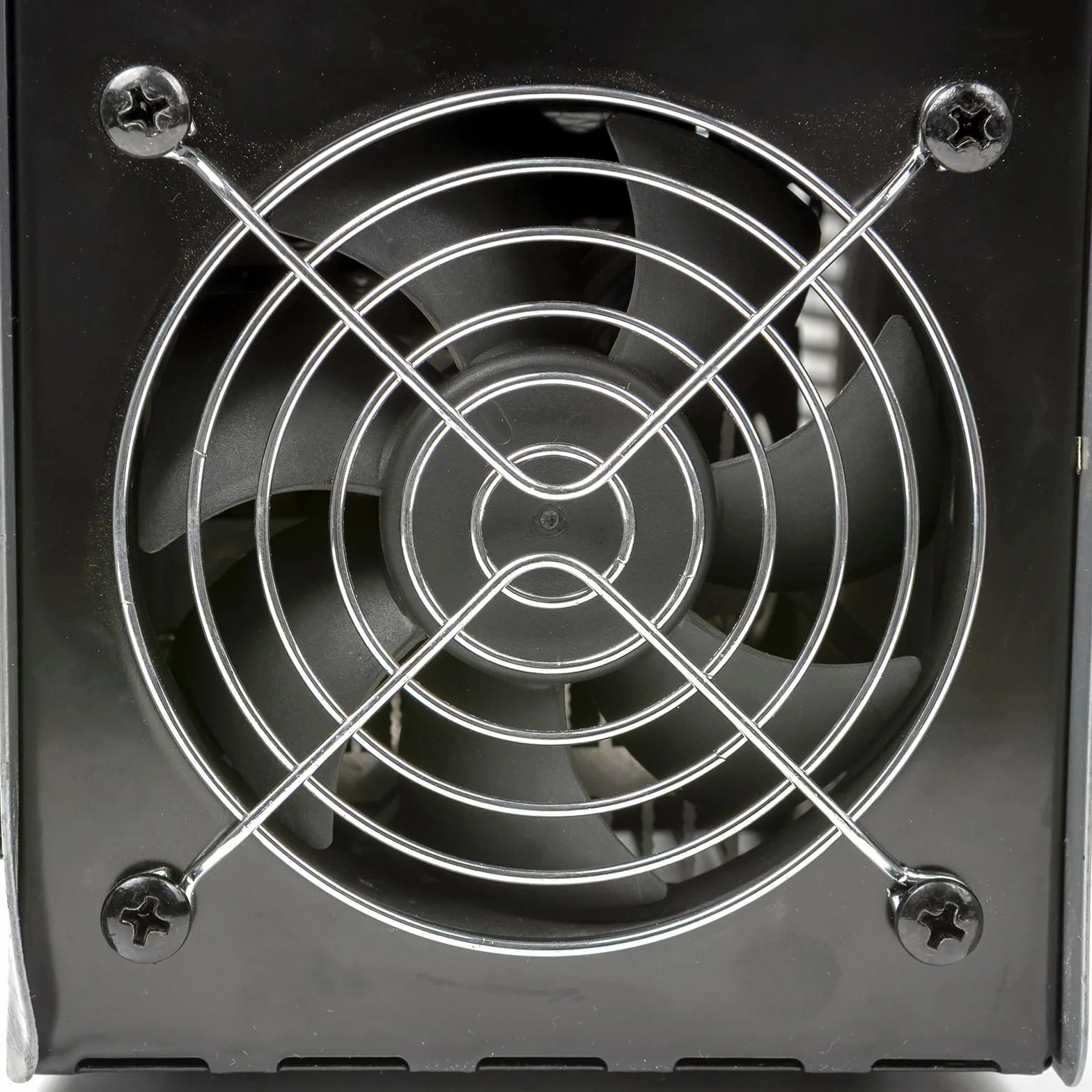 PATIKIL 120mm Ventola Griglia Griglia, 12pz Metallo Griglia Protezione Protezione Ventola Protezione Coperchio per 120x120mm Scarico Ventole per Attrezzature Computer Fai-da-Te, Nero