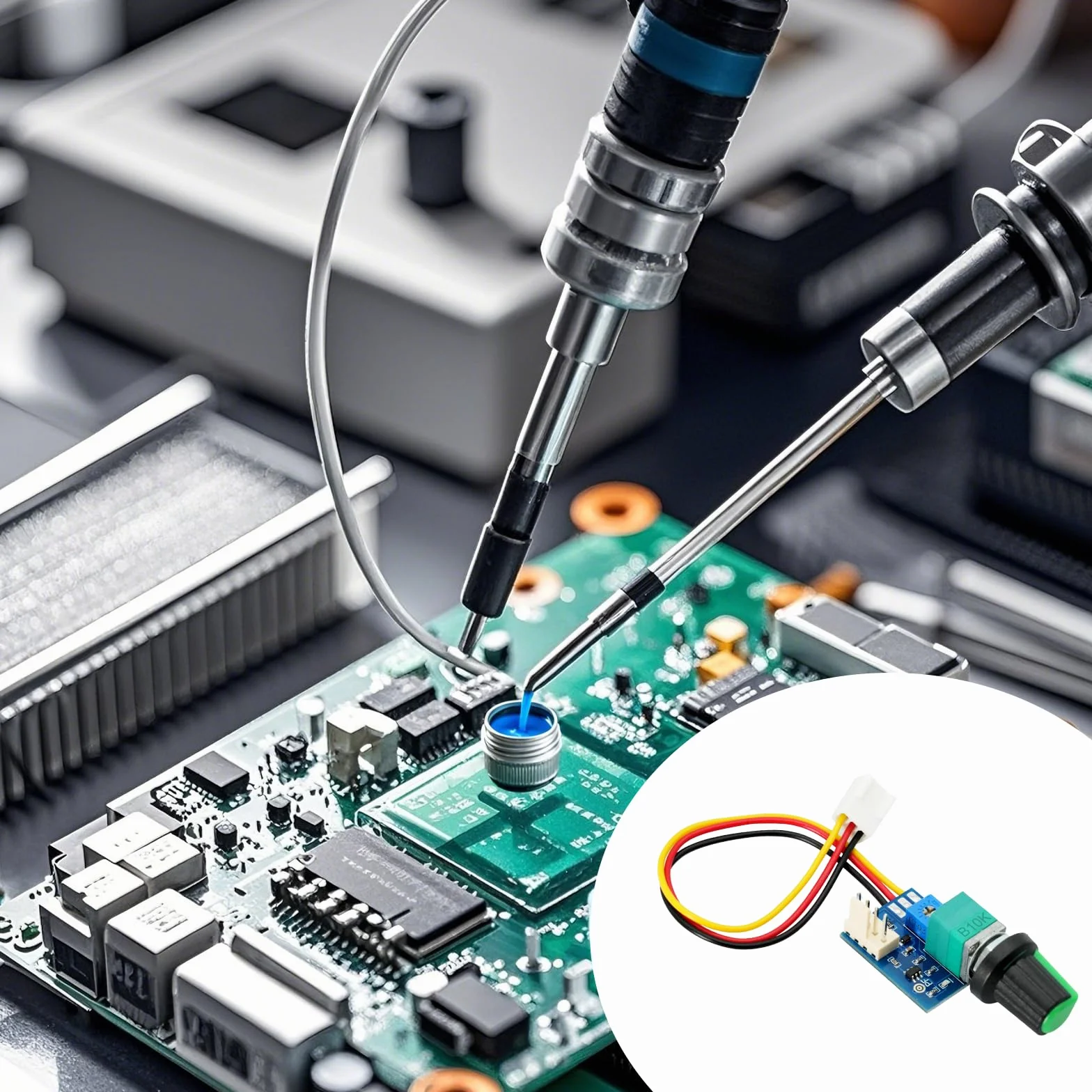 Regolatore di velocità della ventola PWM 4Pins 1 canali fan controller per PC