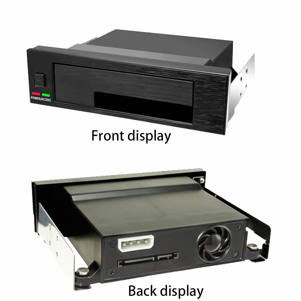 Rack Mobile Universale Hot-Swap per SSD/HDD da 2,5 Pollici o 3,5 Pollici, Contenitore Backplane per Disco Rigido Interno Vassoio