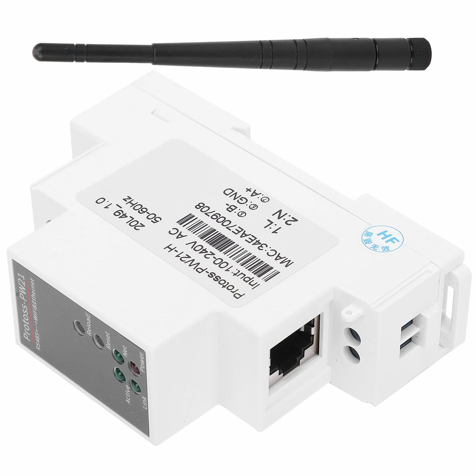 Serwer szeregowy WiFi RS485 PW21-H AC 100-240V Modbus Ethernet IP