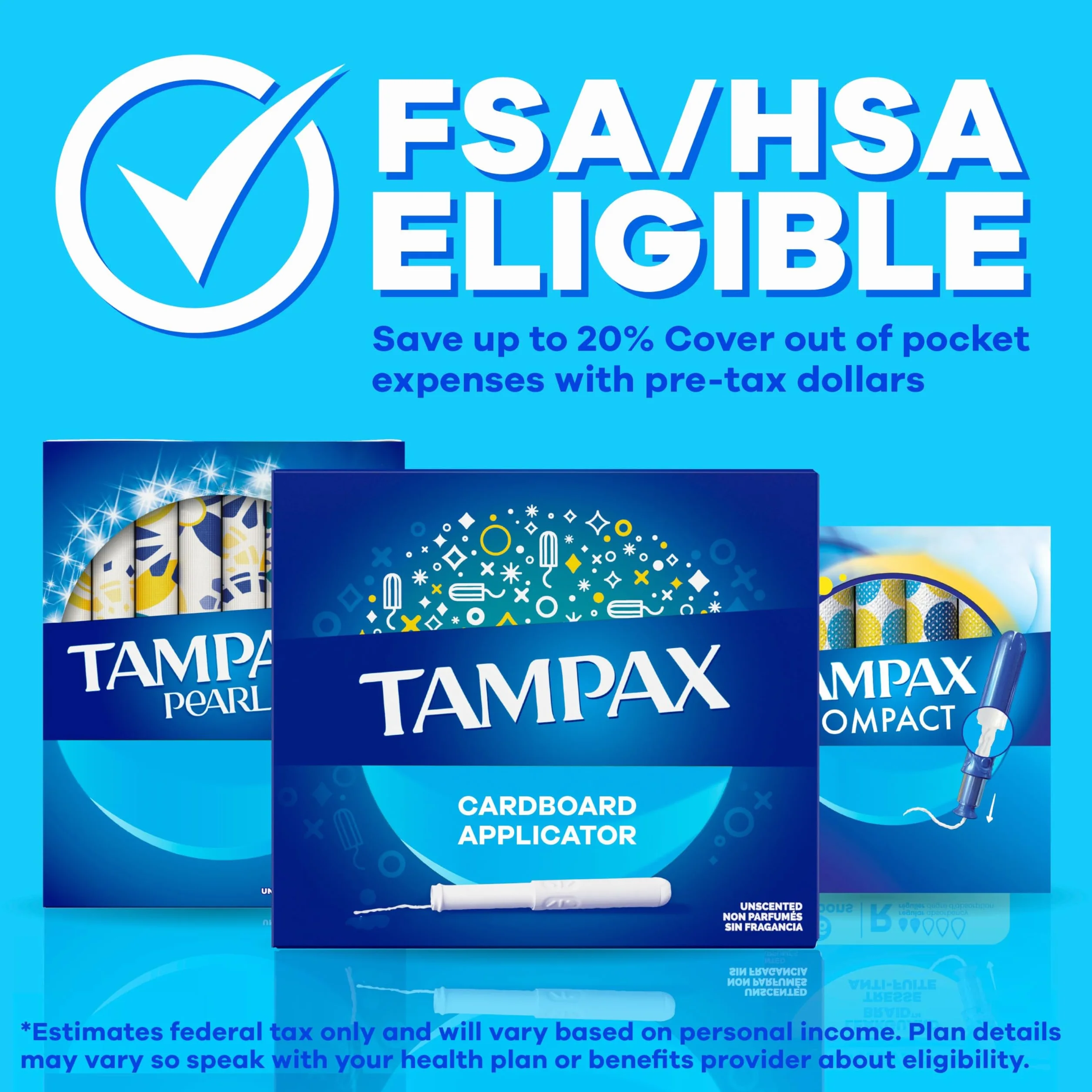 Tampax Super Plus Tampons with Flushable Cardboard Applicator 40 ct