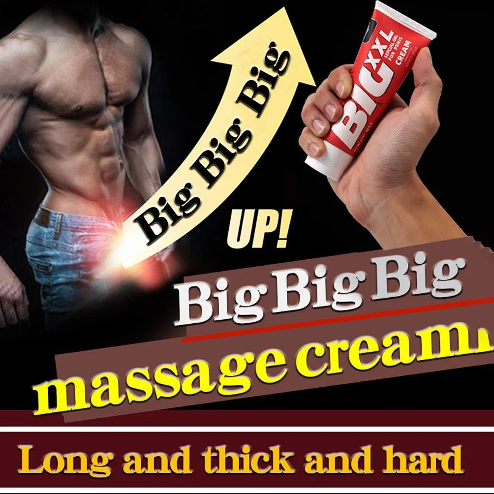 Crema Gigante XXL per Uomo 65 ml, Crema Allargante e Crescita, Gel Massaggiante per Prestazioni Maschili