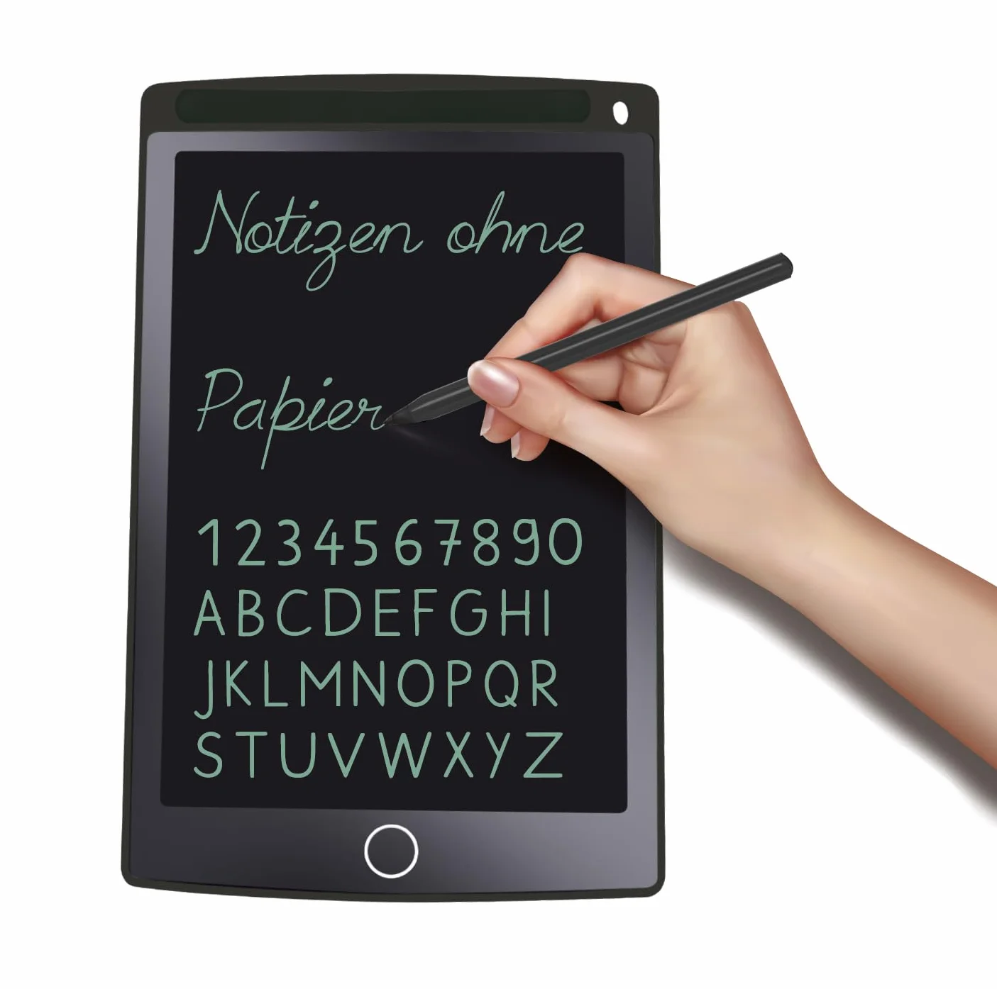 TimeTEX Lavagna digitale SD in ardesia con display nero