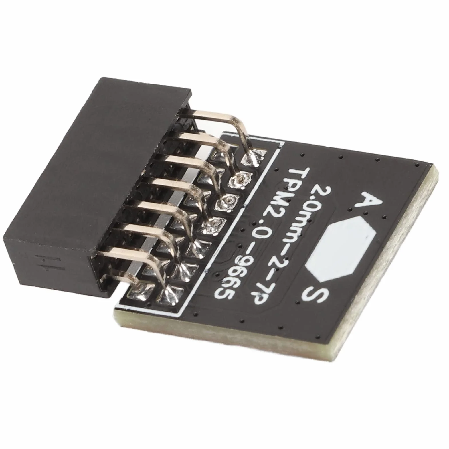 Modulo TPM 2.0 per ASUS per Win11 LPC 14 Pin Scheda Crittografata TPM 2.0 Chip Modulo TPM 2.0 Passo 2,0 Mm Scheda PCB 2x7P TPM 2.0 per Scheda Madre del Computer