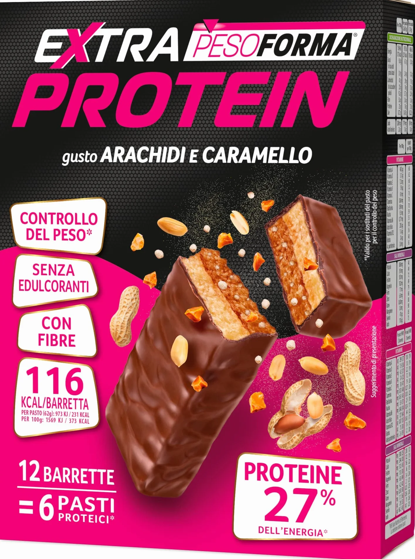 EXTRA PROTEIN BAR ARACHIDI E CARAMELLO