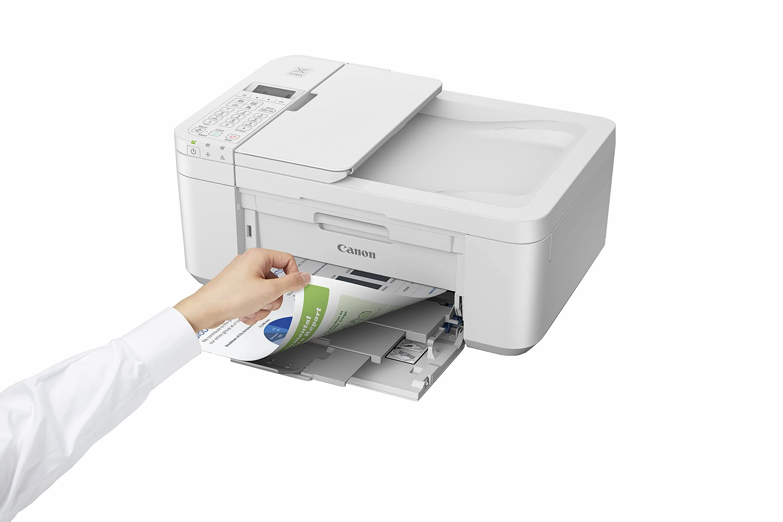 Imprimante Multifonction - CANON PIXMA TR4651 - Jet d'encre bureautique et photo - Couleur - WIFI - Blanc