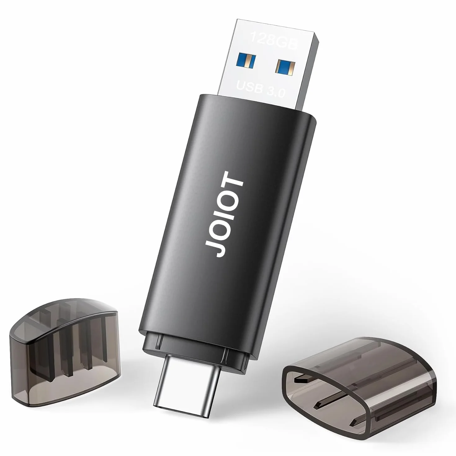 Chiavetta USB 128 gb 3.0 Pen Drive USB C 3.0 2 in 1 OTG Pennetta Chiavette USB C Memoria Stick per Telefono PC Android Alta Velocità Archiviazione Dati Nero
