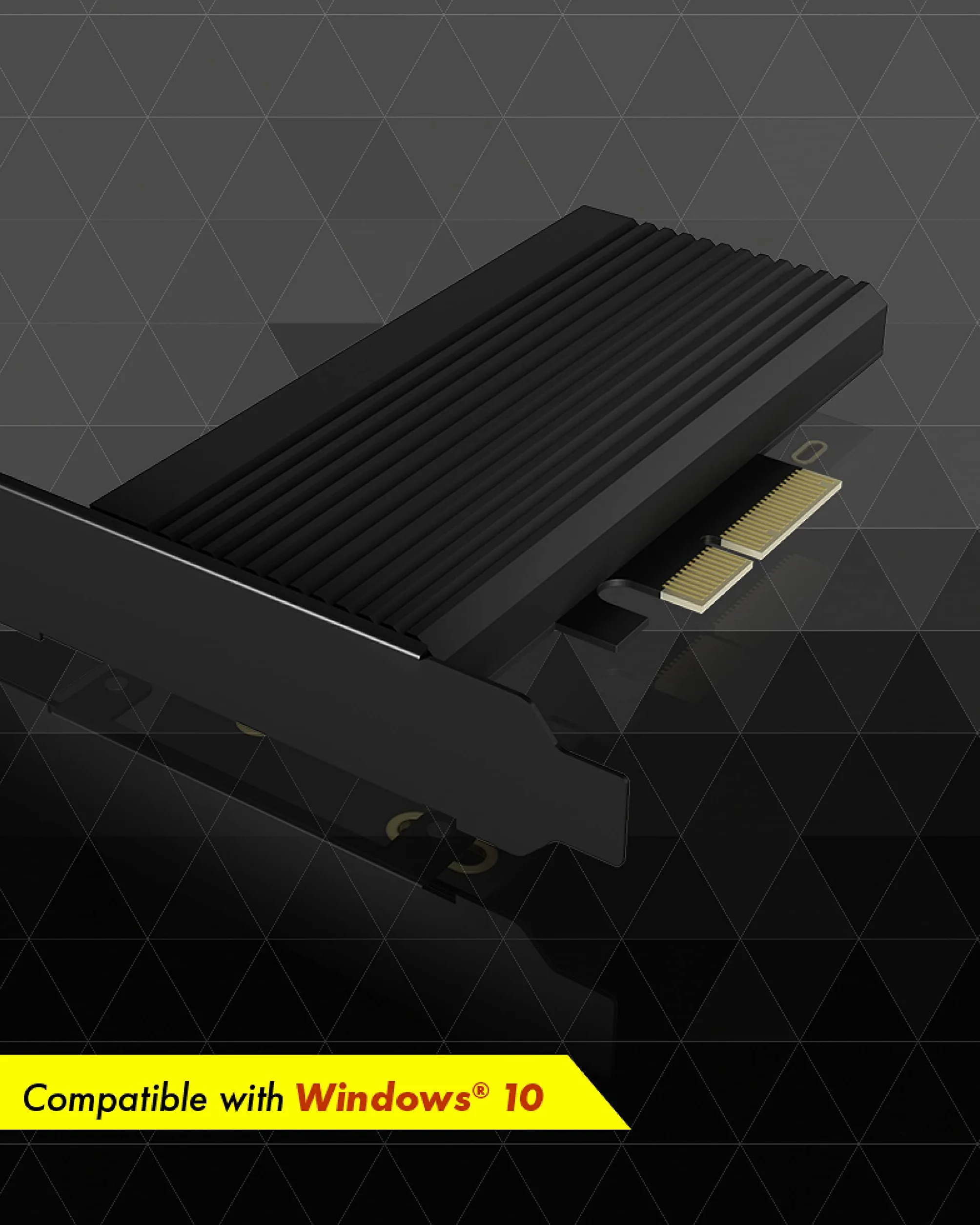 ICY BOX NVMe M.2 SSD a PCIe 4.0 X4 con dissipatore di calore in alluminio per Key-M con USB C