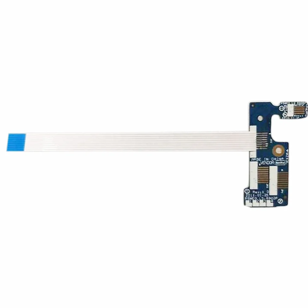 ZAHARA Power Button Board con Cavo per Acer Aspire 5350 5750 5750G 5755 5755G 5780 Gateway NV55S Gateway NV57H 55.BRG02.001 P5WSO NBX0000UV00 NBX000UX0 P5WE0 LSL 6902P
