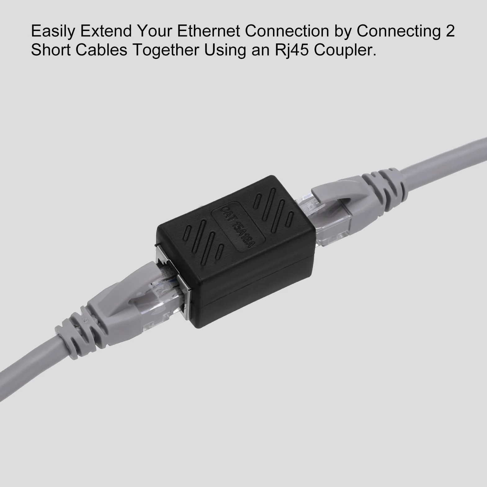 QUARKZMAN 30 Pack RJ45 Ethernet Coupler, Femmina a Femmina Cat6 Coupler Adattatore di Estensione Ethernet Connettore di Rete per Cat8/Cat7/Cat6/Cat5e/Cat5, Nero