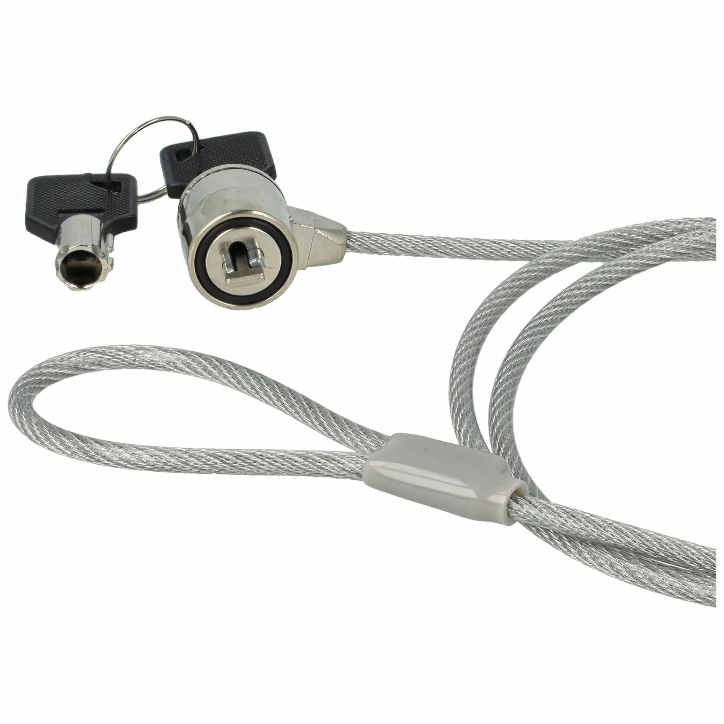 vhbw 10x Kensington Lock per Laptop Notebook - Cavo di Sicurezza con Chiavi, 1,2 m