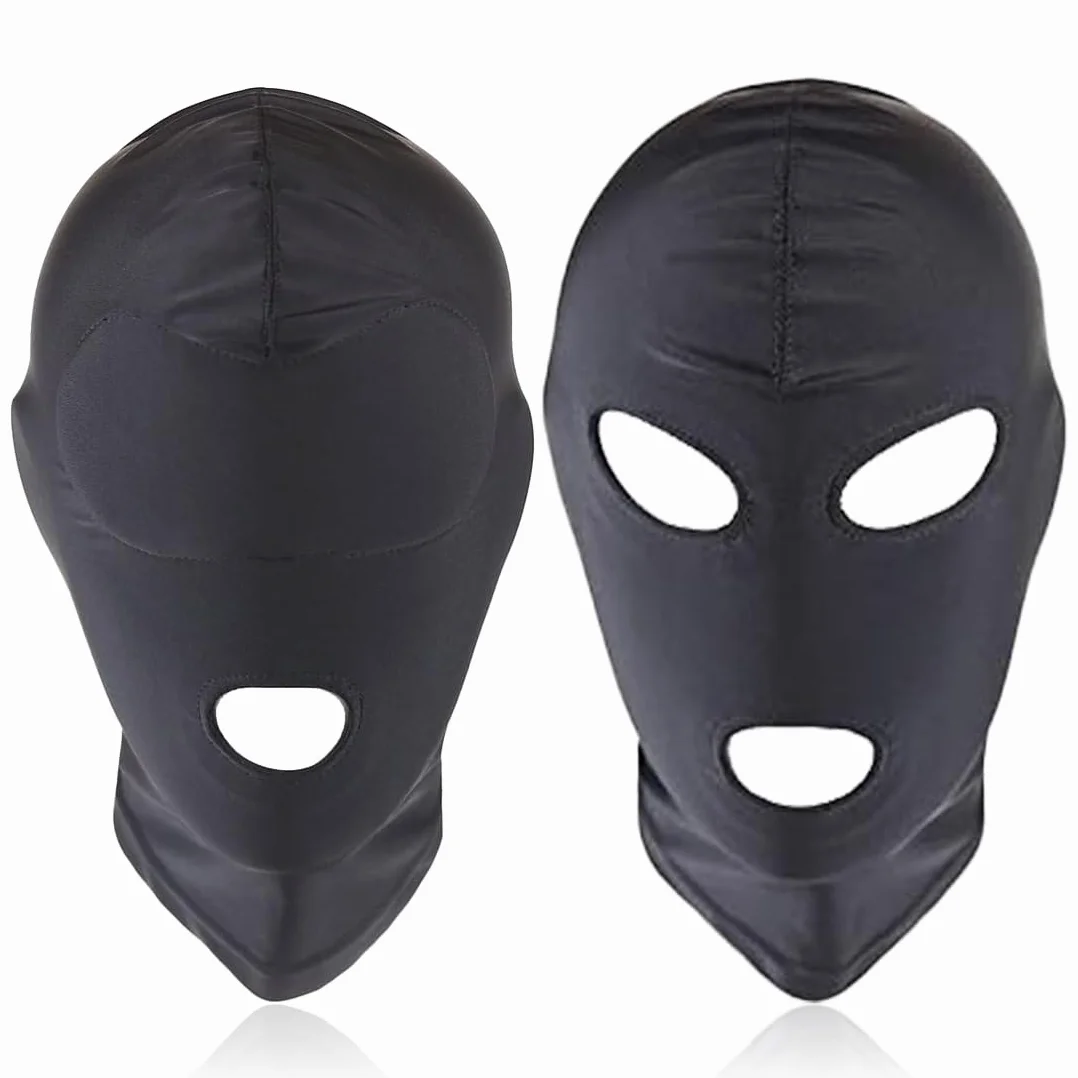 Maschera BDSM universale 2 Pezzi per uomo donna bondage fetish