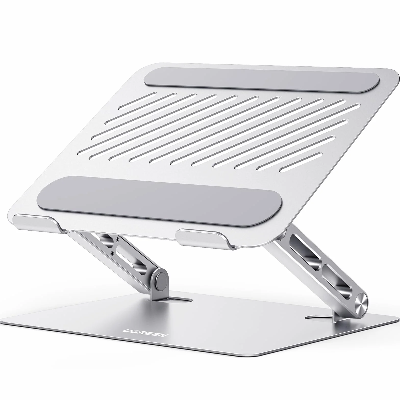 UGREEN Supporto per Laptop Pieghevole e Regolabile, Porta per PC Portabile Ergonomica con Raffreddamento Ventilato da 10 a 17 Pollici Compatibile con MacBook Air Pro HP Dell Acer