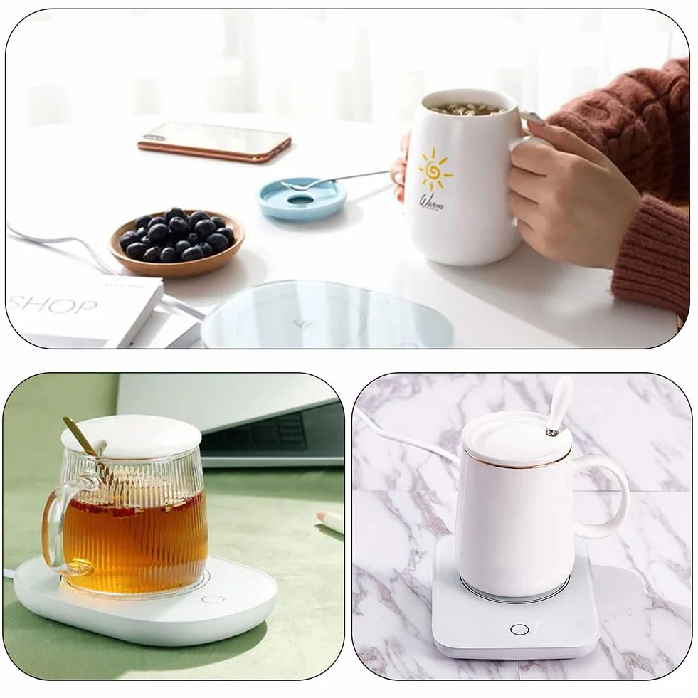 Scalda Tazza Usb,Scaldatazze Da Caffè,Usb Digitale 55 ℃ Scalda Bevande,Scalda Tazza Portatile,Scalda Tazze, Scalda Tazza Elettrico Intelligente Per Scrivania Da Ufficio,Tè caldo,succo,latte