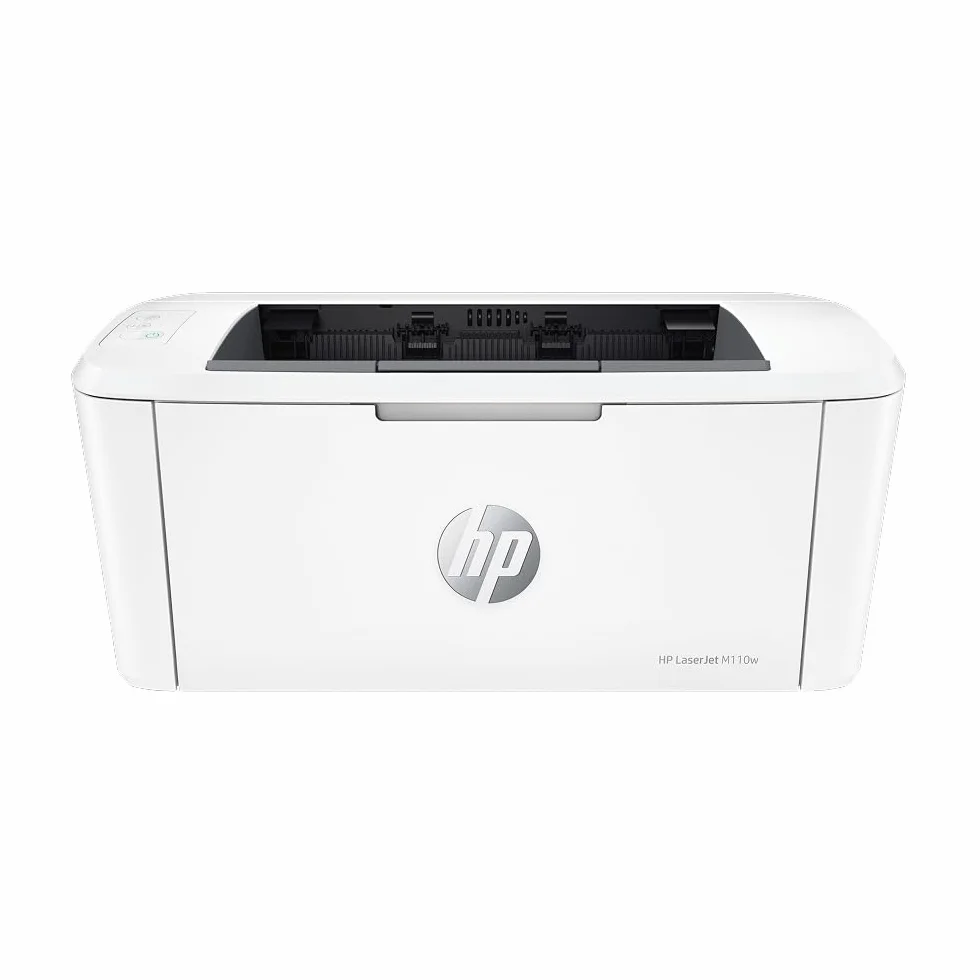 HP LaserJet M110w 7MD66F Stampante Laser A4 Monocromatica, Stampa Fronte e Retro Manuale, 20 ppm, Wi-Fi, Bianca
