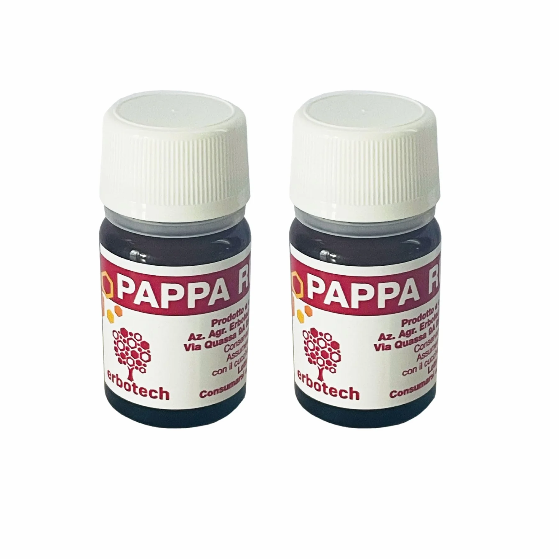 ERBOTECH Pappa Reale Pura e Fresca 2x15g, Prodotto Naturale con Sali Minerali e Vitamine, Made in Italy