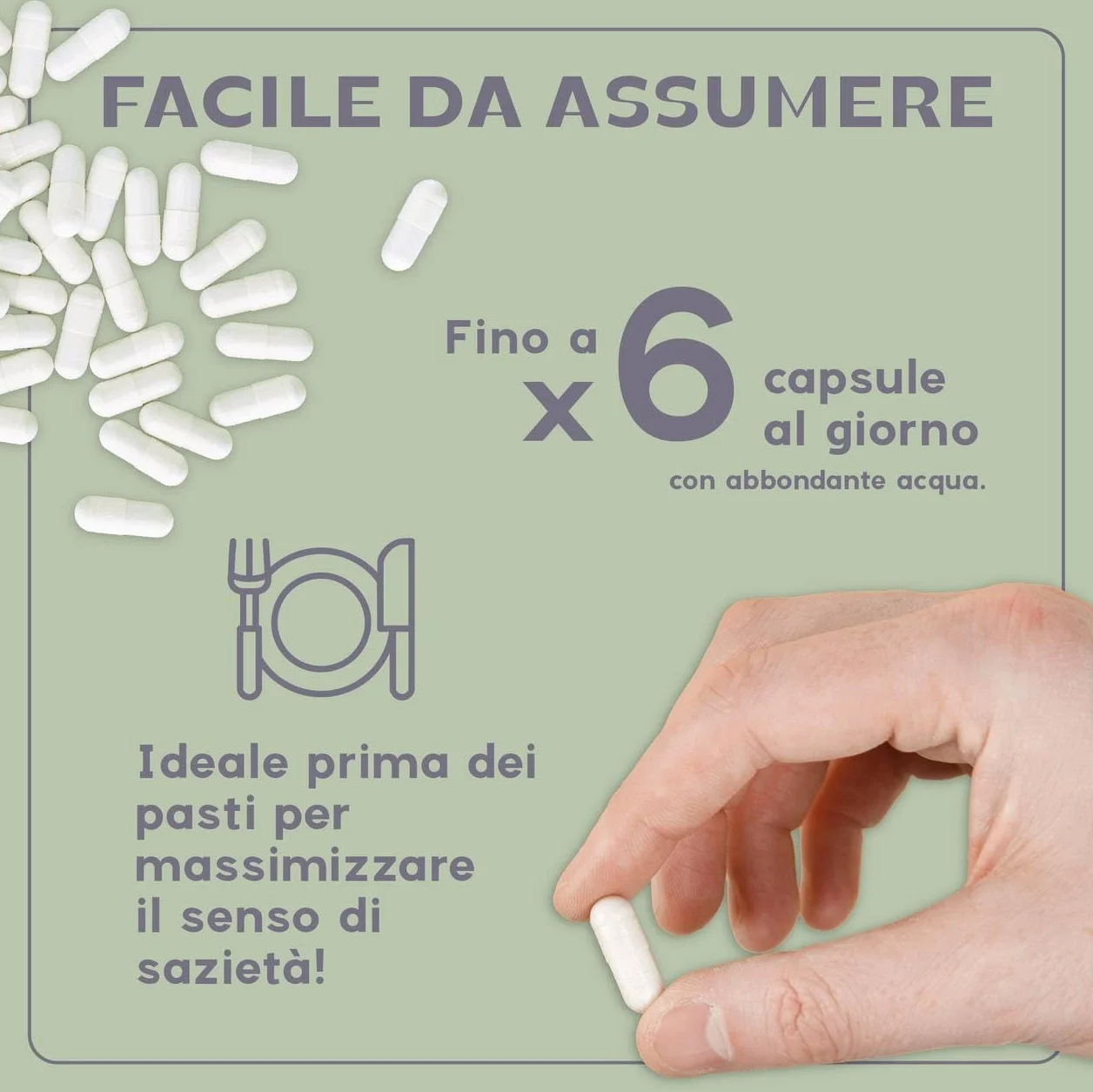 Glucomannano Forte 3000 Mg 120 Capsule Integratore Alimentare con Inulina, Carnitina, Zenzero, Ginseng, Tè Verde, Magnesio - Vitaelix®