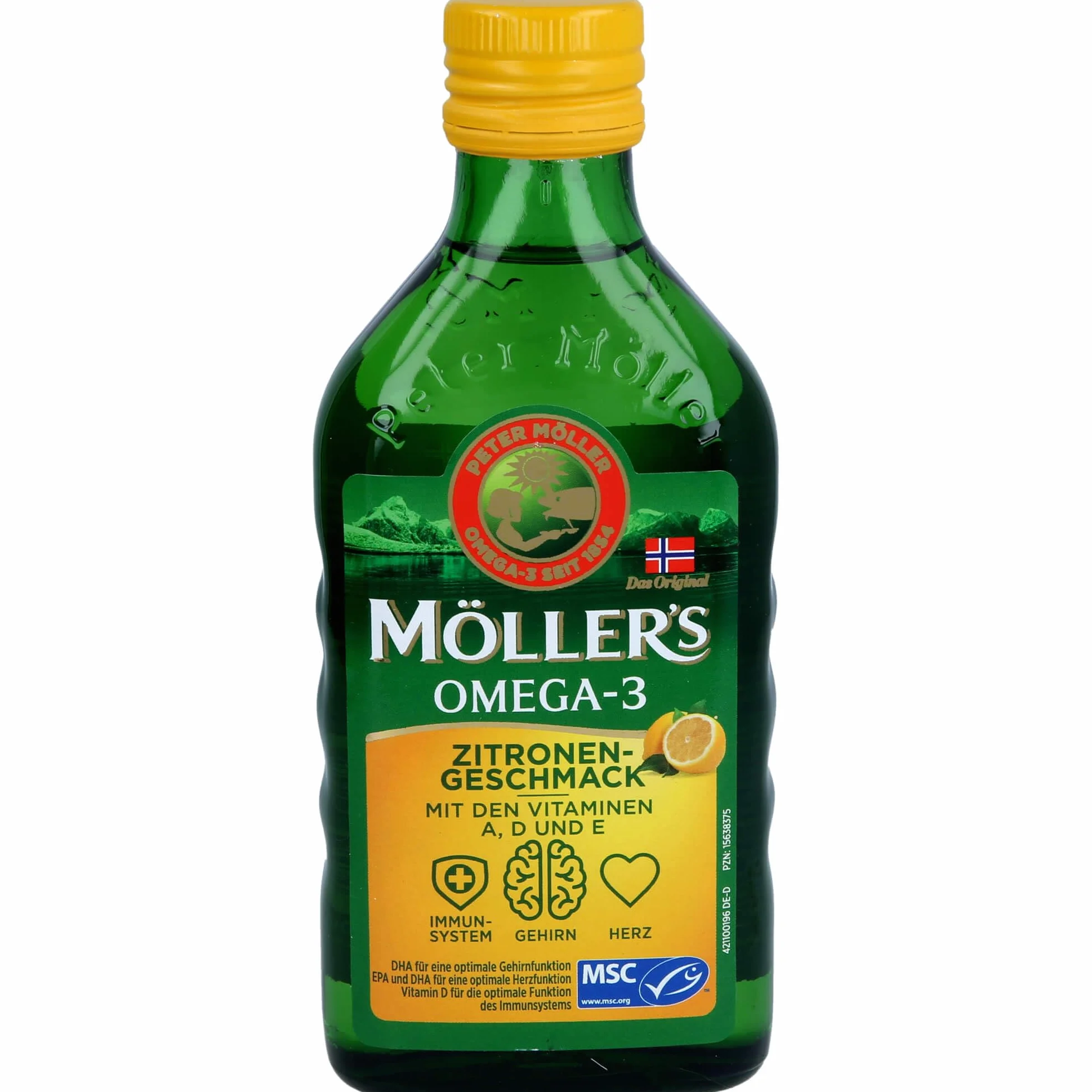 Möller's olio di pesce omega-3 limone neonati bambini adulti