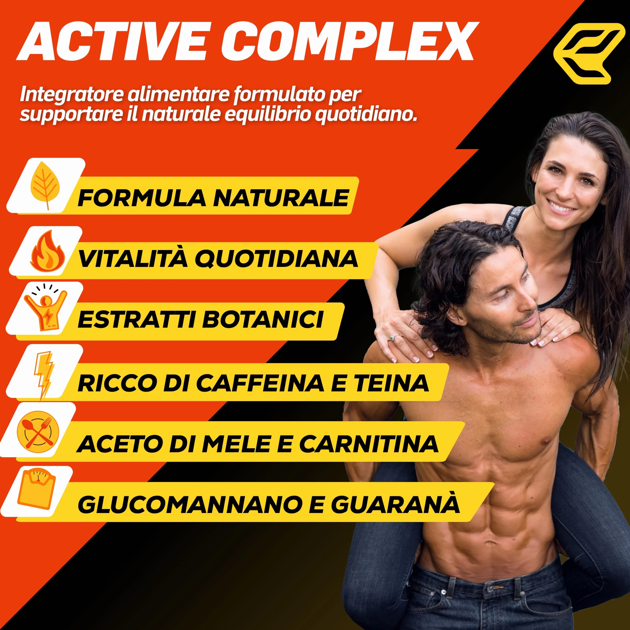 Italian Elite Elite Extreme 60 Capsule Integratore Alimentare Caffeina Tè Verde Carnitina Glucomannano Aceto di Mele Guaranà